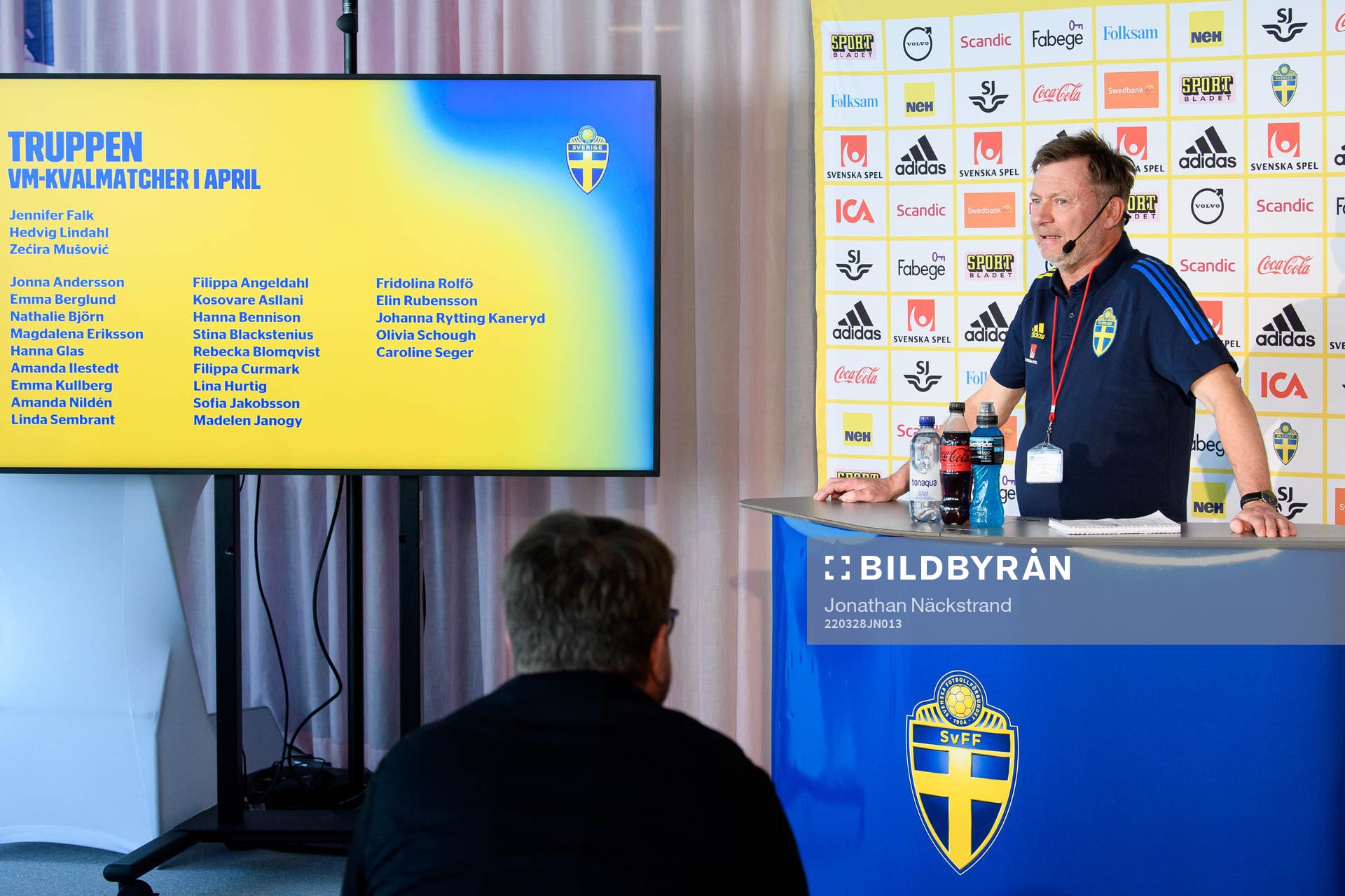 Head coach Peter Gerhardsson of the Swedish women’s