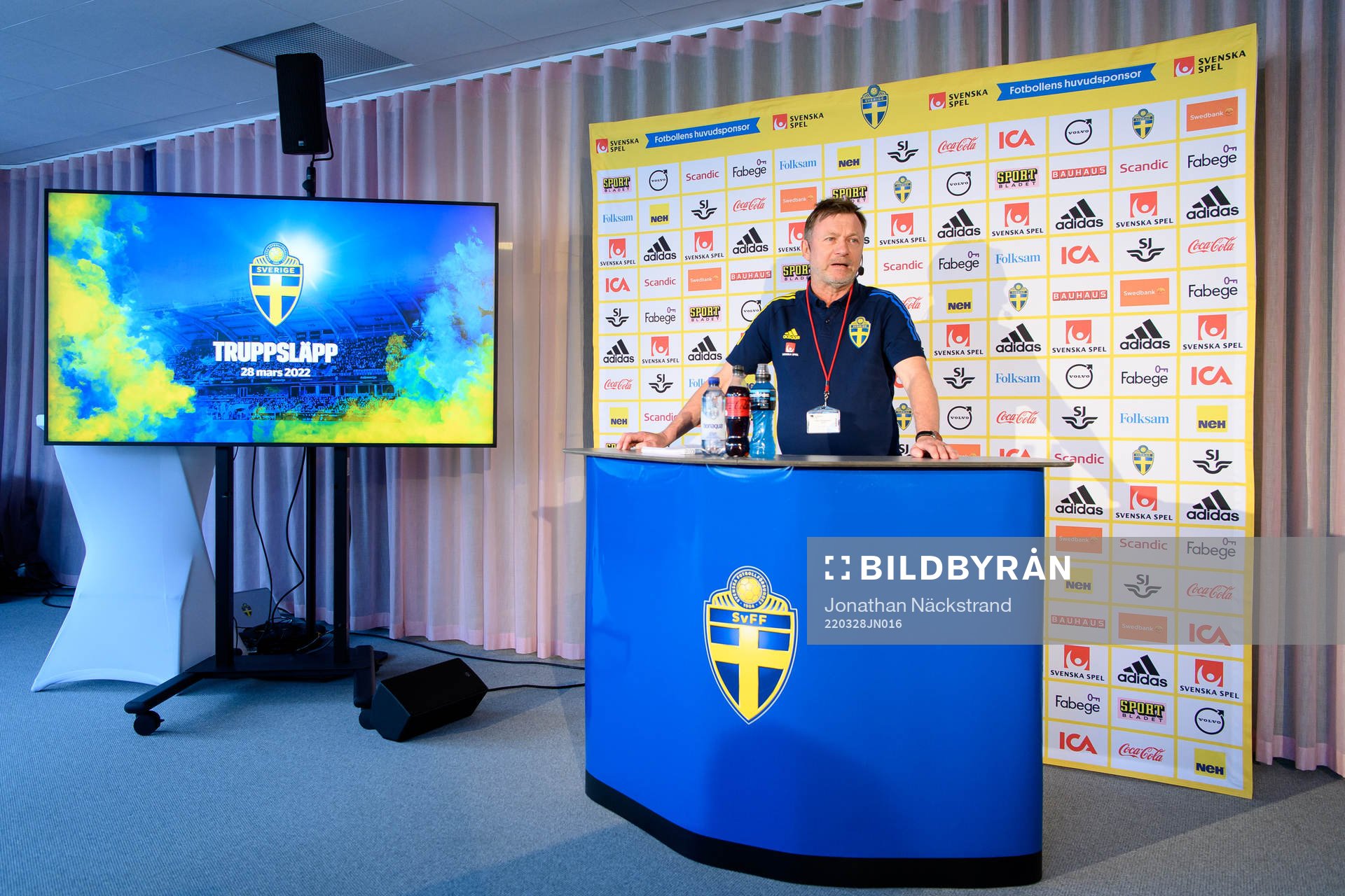 Head coach Peter Gerhardsson of the Swedish women’s