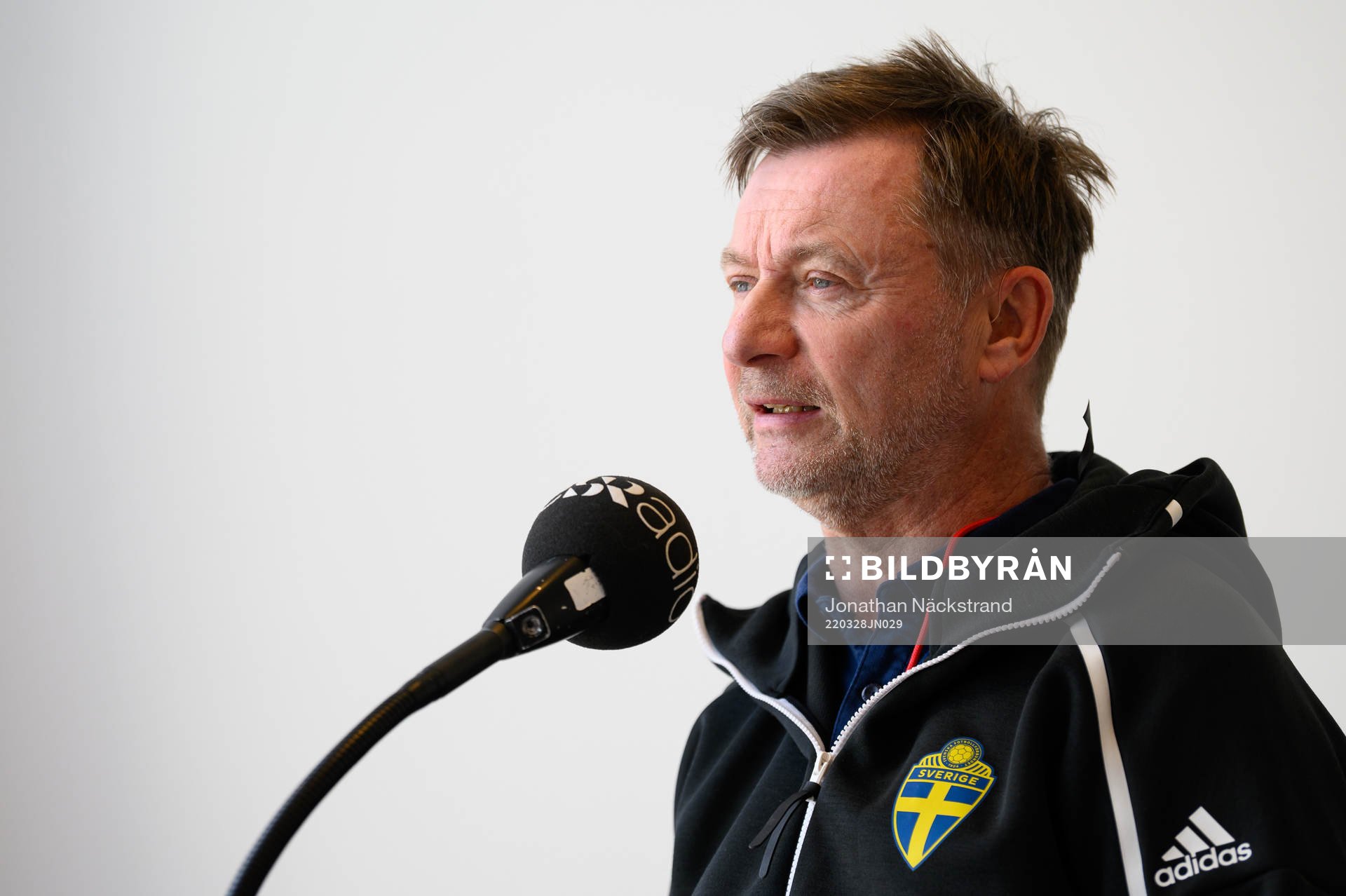 Head coach Peter Gerhardsson of the Swedish women’s