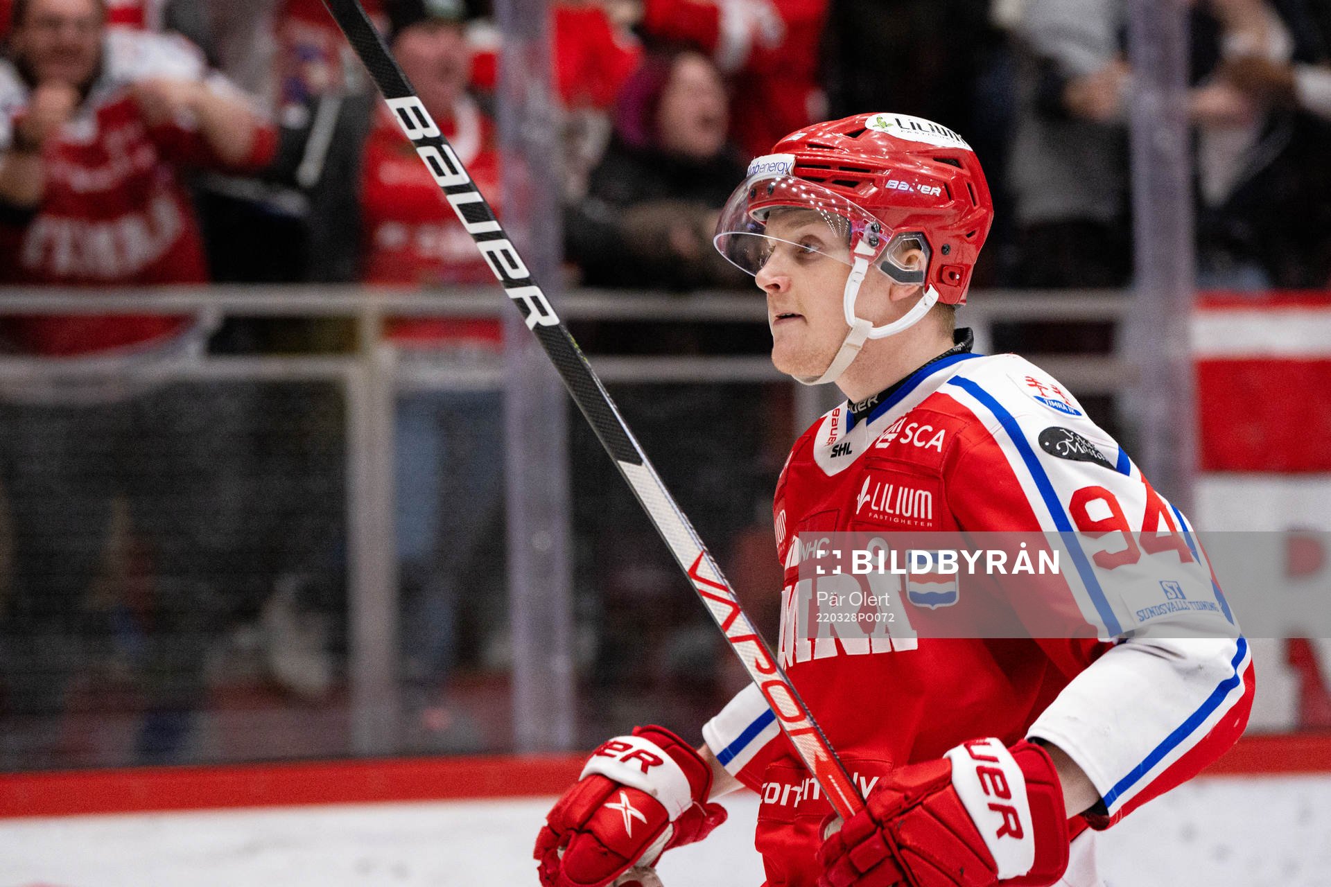 Timrås Sebastian Hartmann jublar
