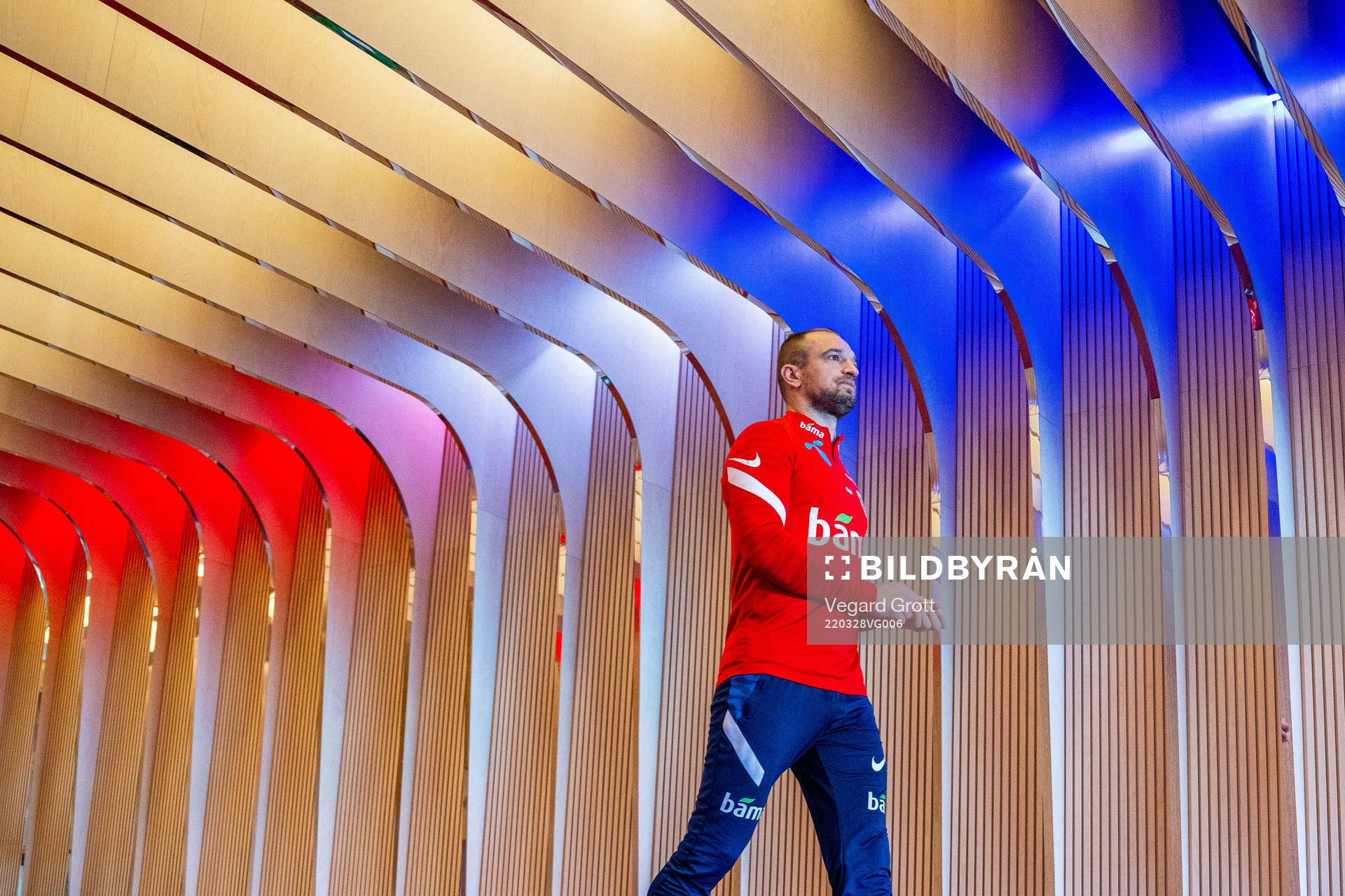 Veton Berisha of the Norwegian national football team