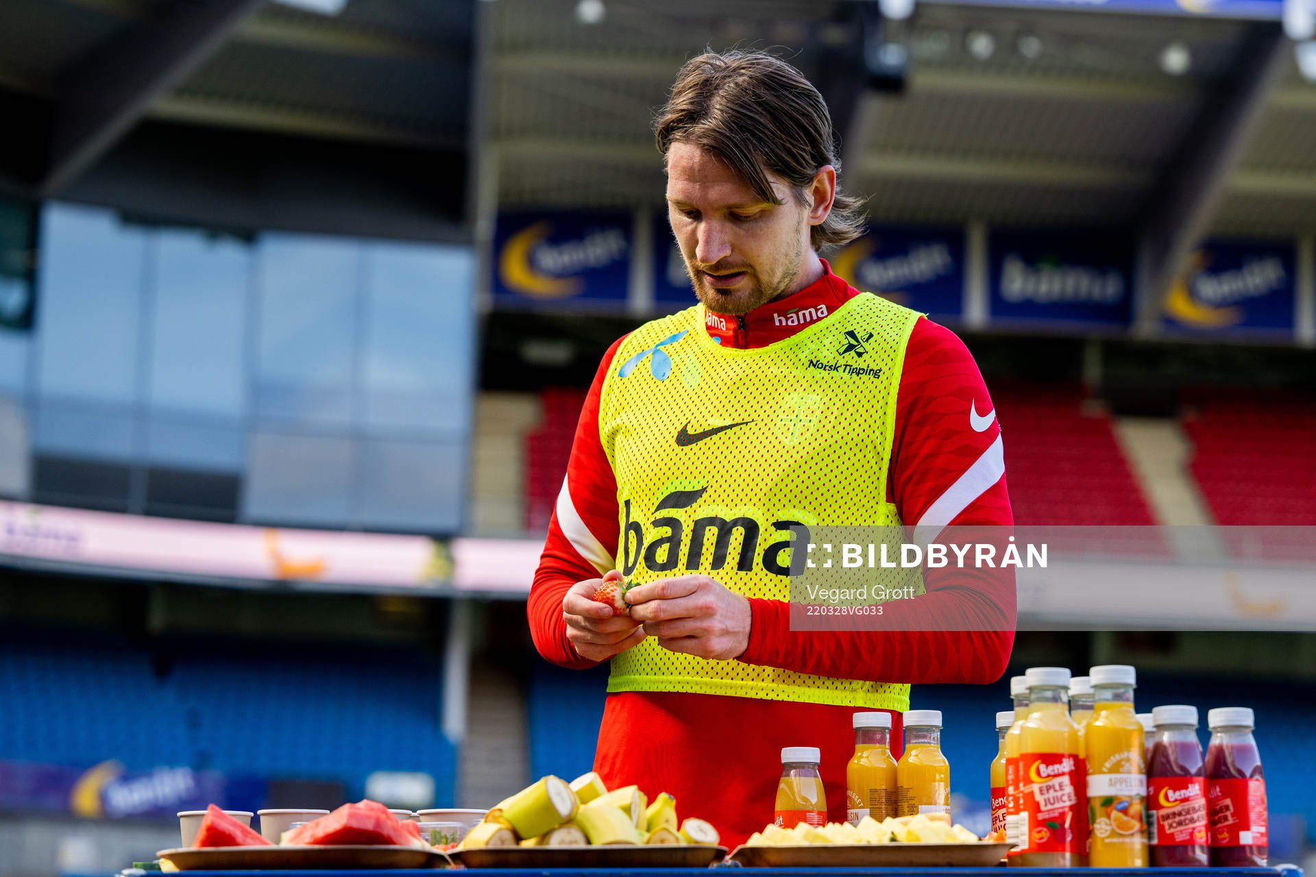 Stefan Strandberg of the Norwegian national football team