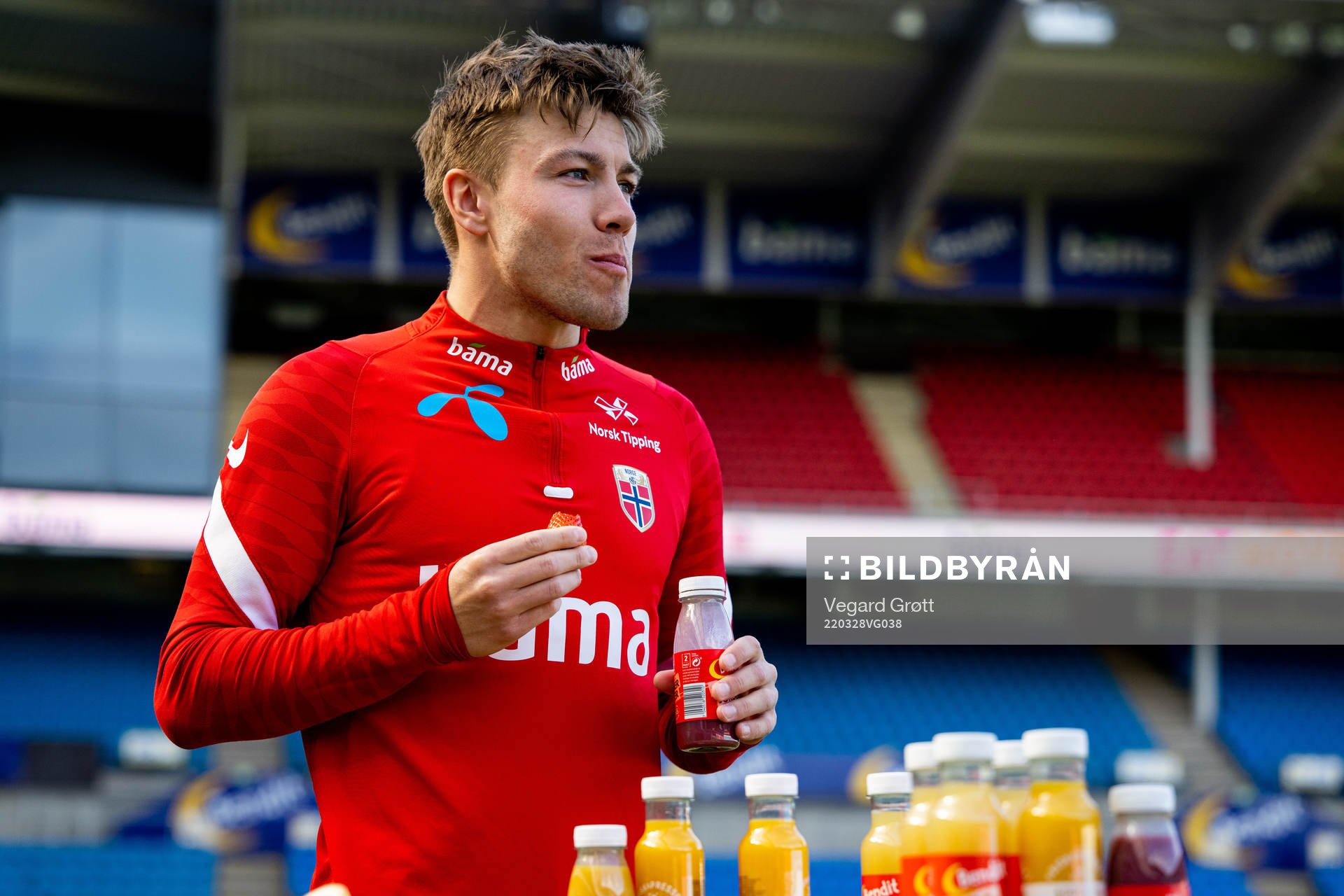 Fredrik André Bjørkan of the Norwegian national football