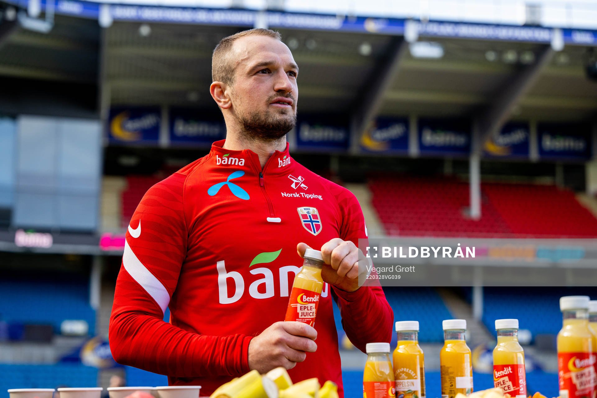 Veton Berisha of the Norwegian national football team