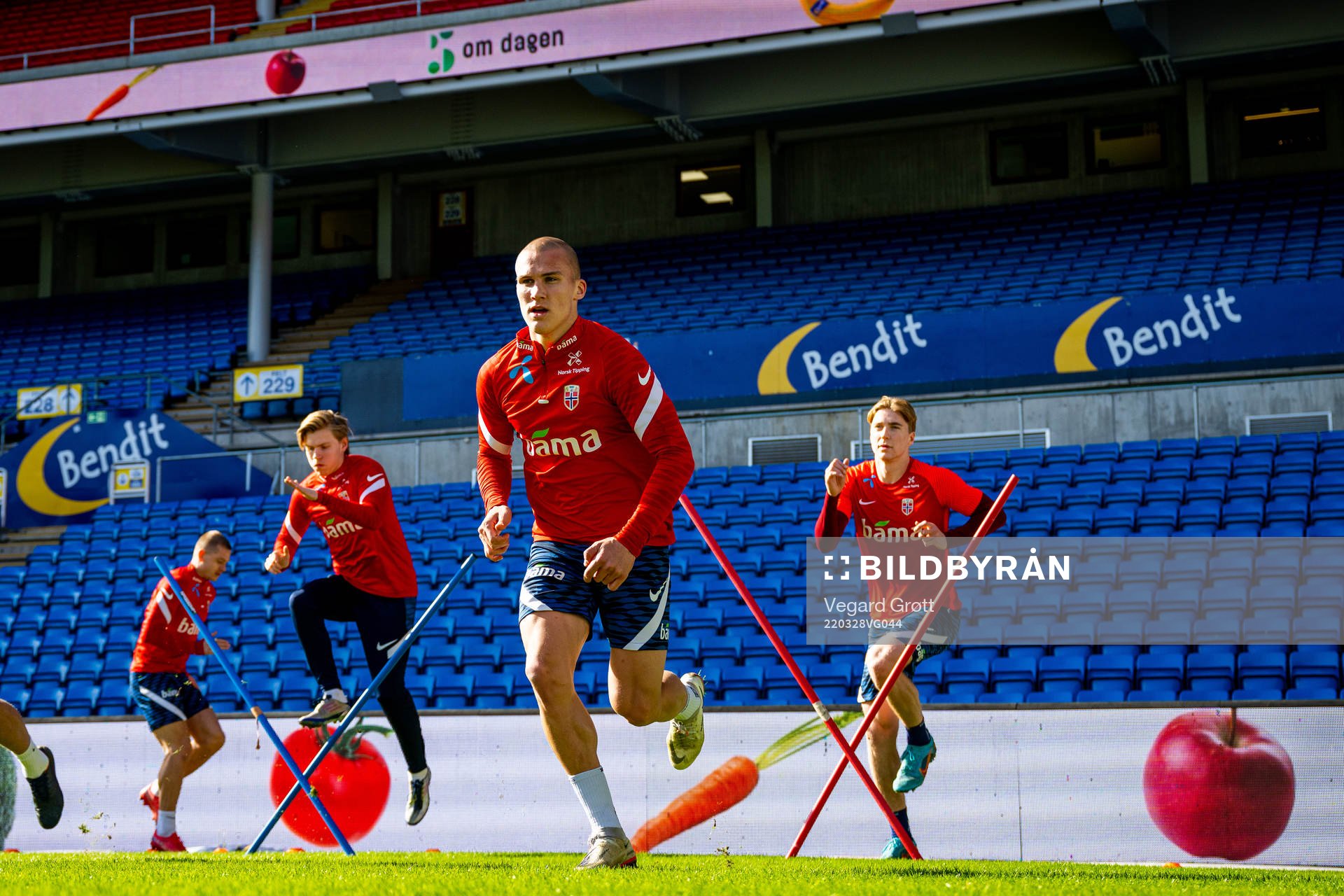 Leo Østigård of the Norwegian national football team