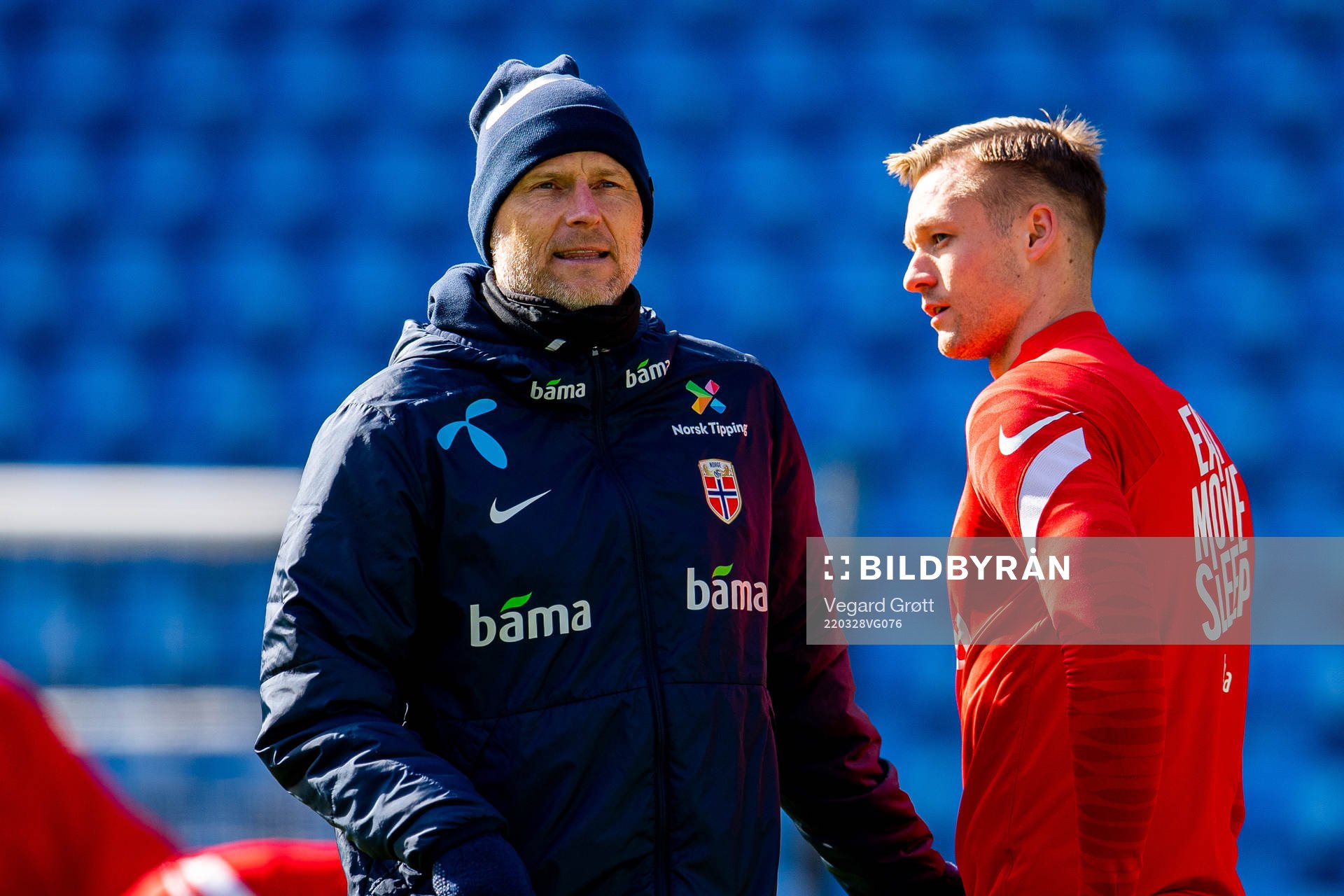 Ståle Solbakken, head coach of the Norwegian national