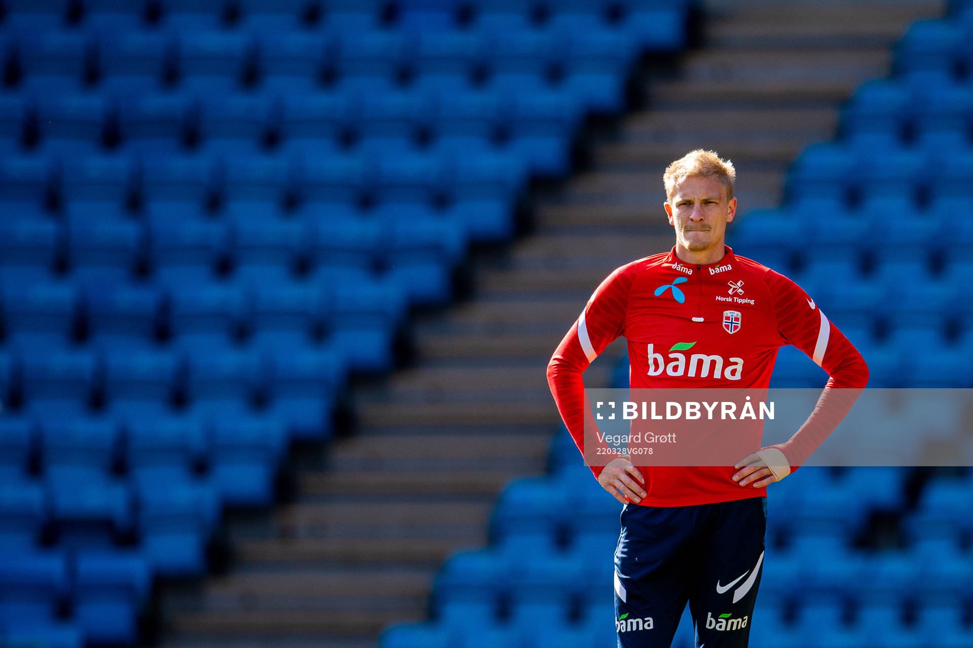 Morten Thorsby of the Norwegian national football team