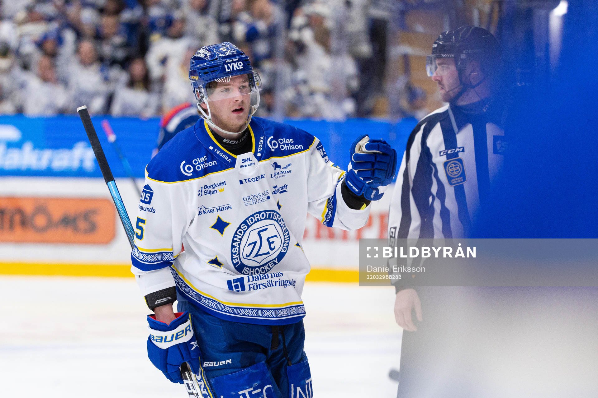 Leksands Calle Själin jublar