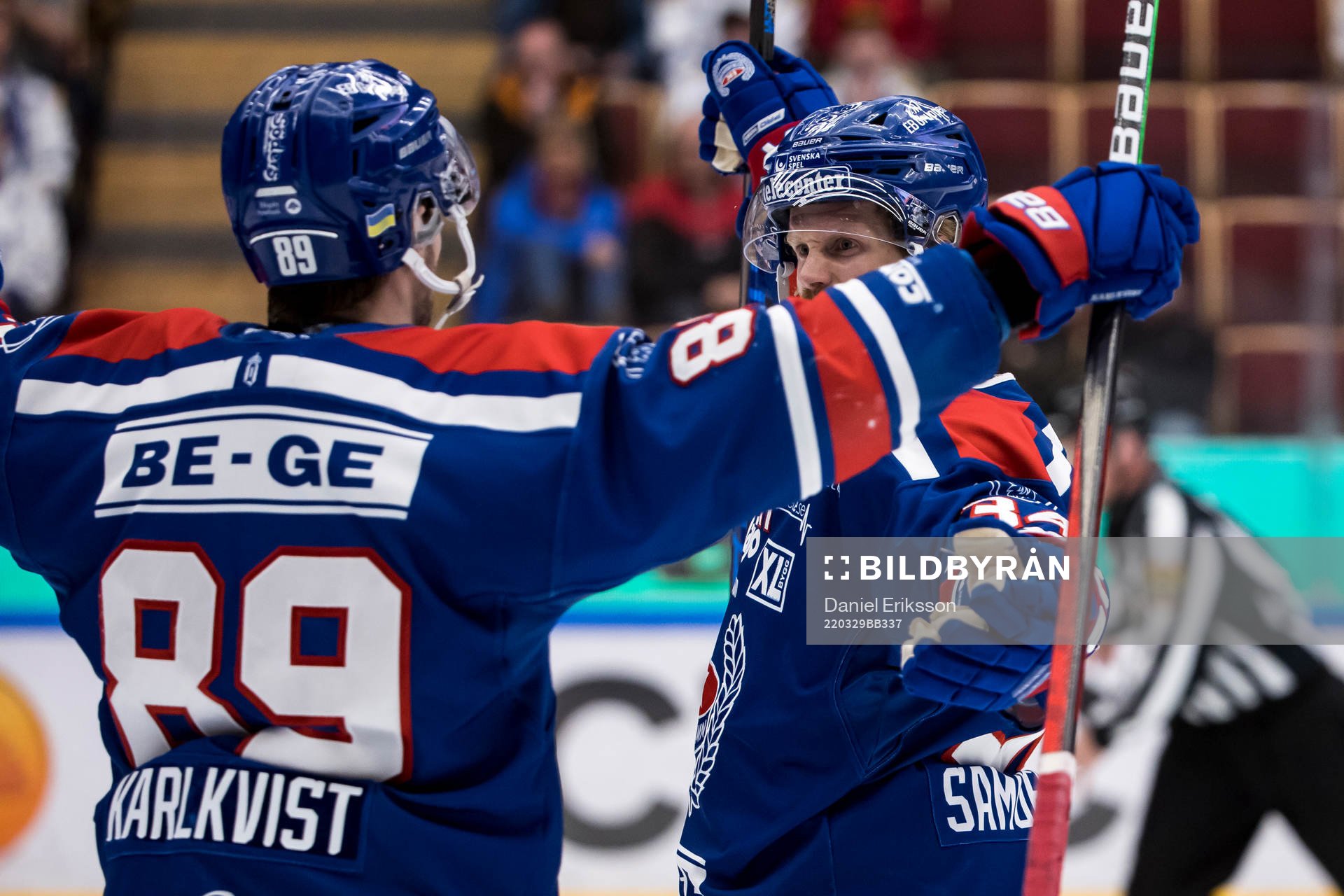 Oskarshamns Philip Samuelsson jubel