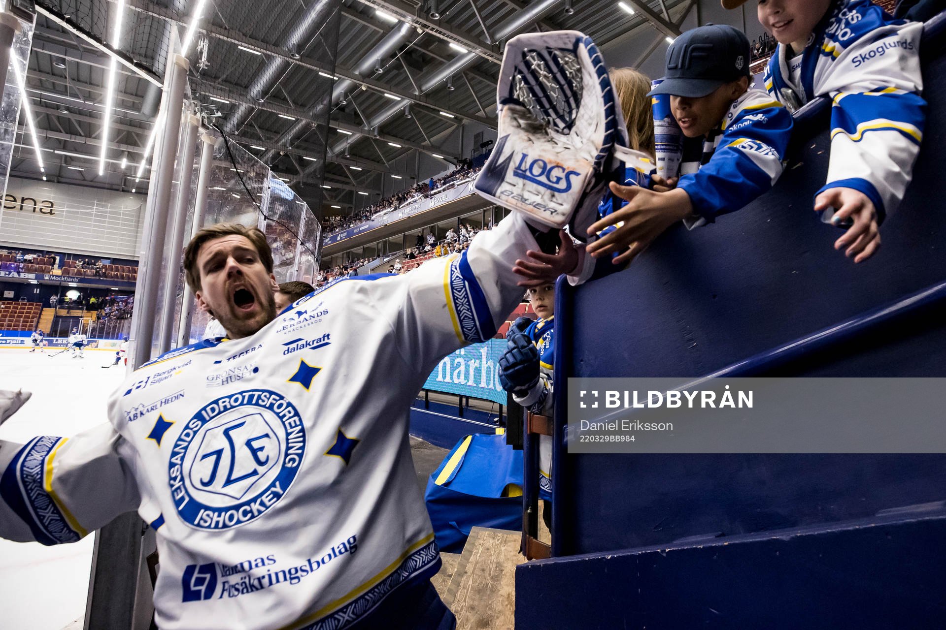 Leksands målvakt Axel Brage