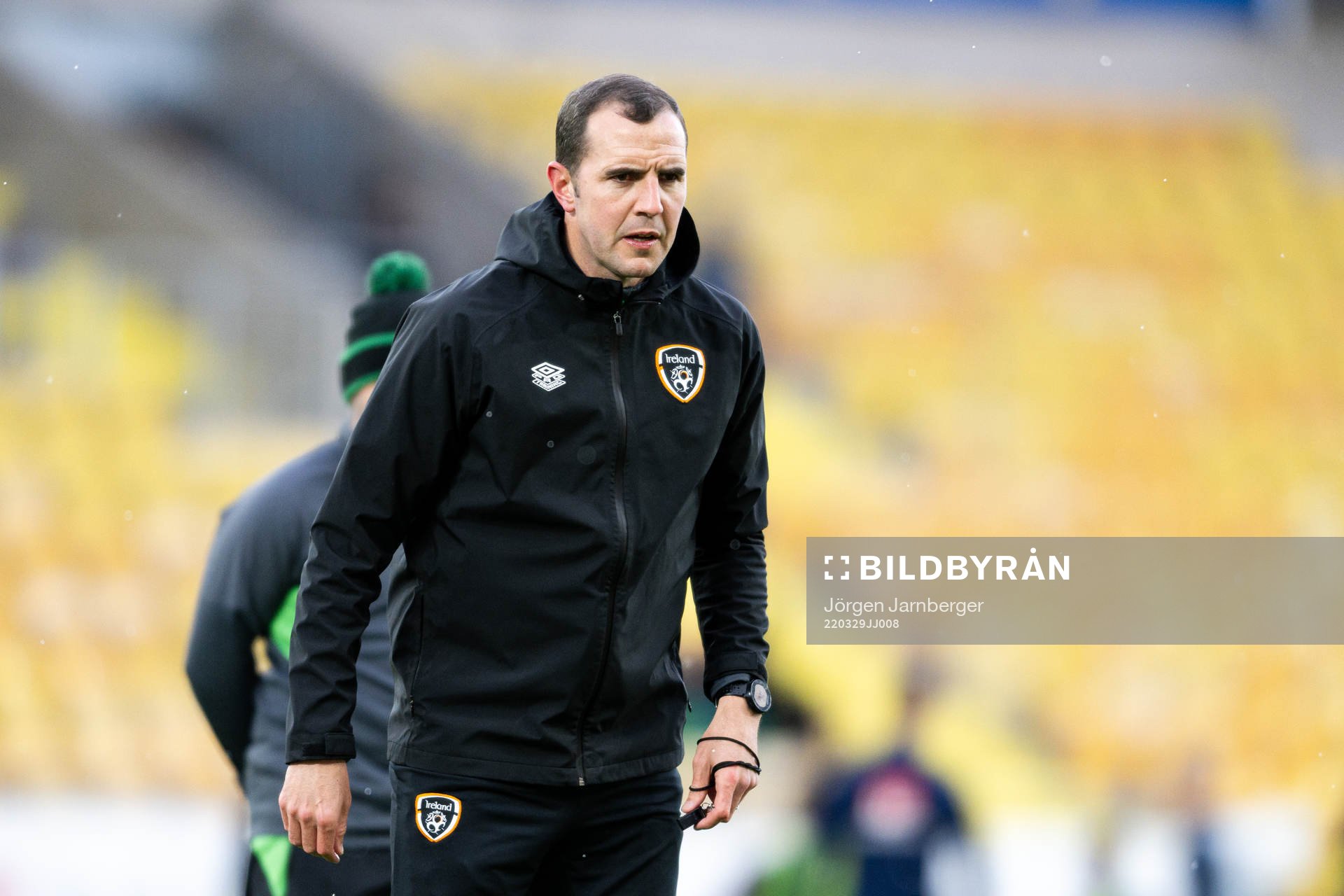 Head coach James Crawford of Ireland