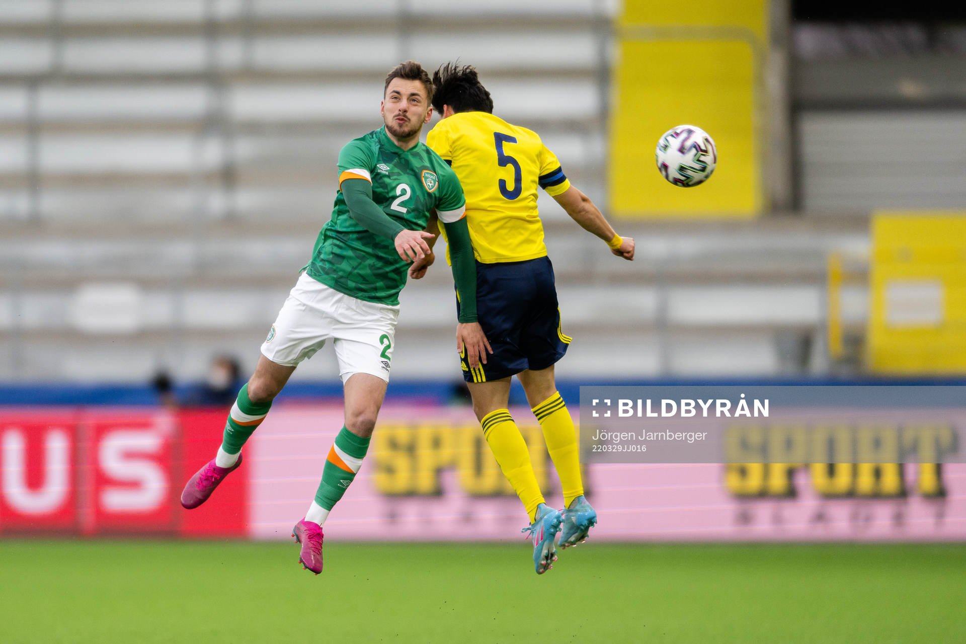 Lee O'Connor of Ireland and Eric Kahl of Sweden