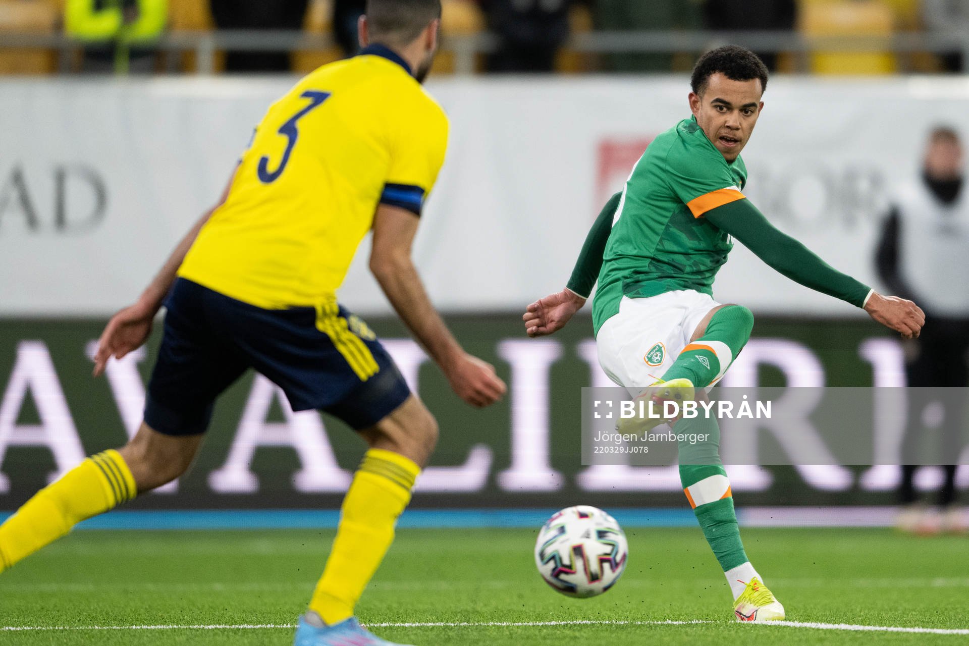 Tyreik Wright of Ireland