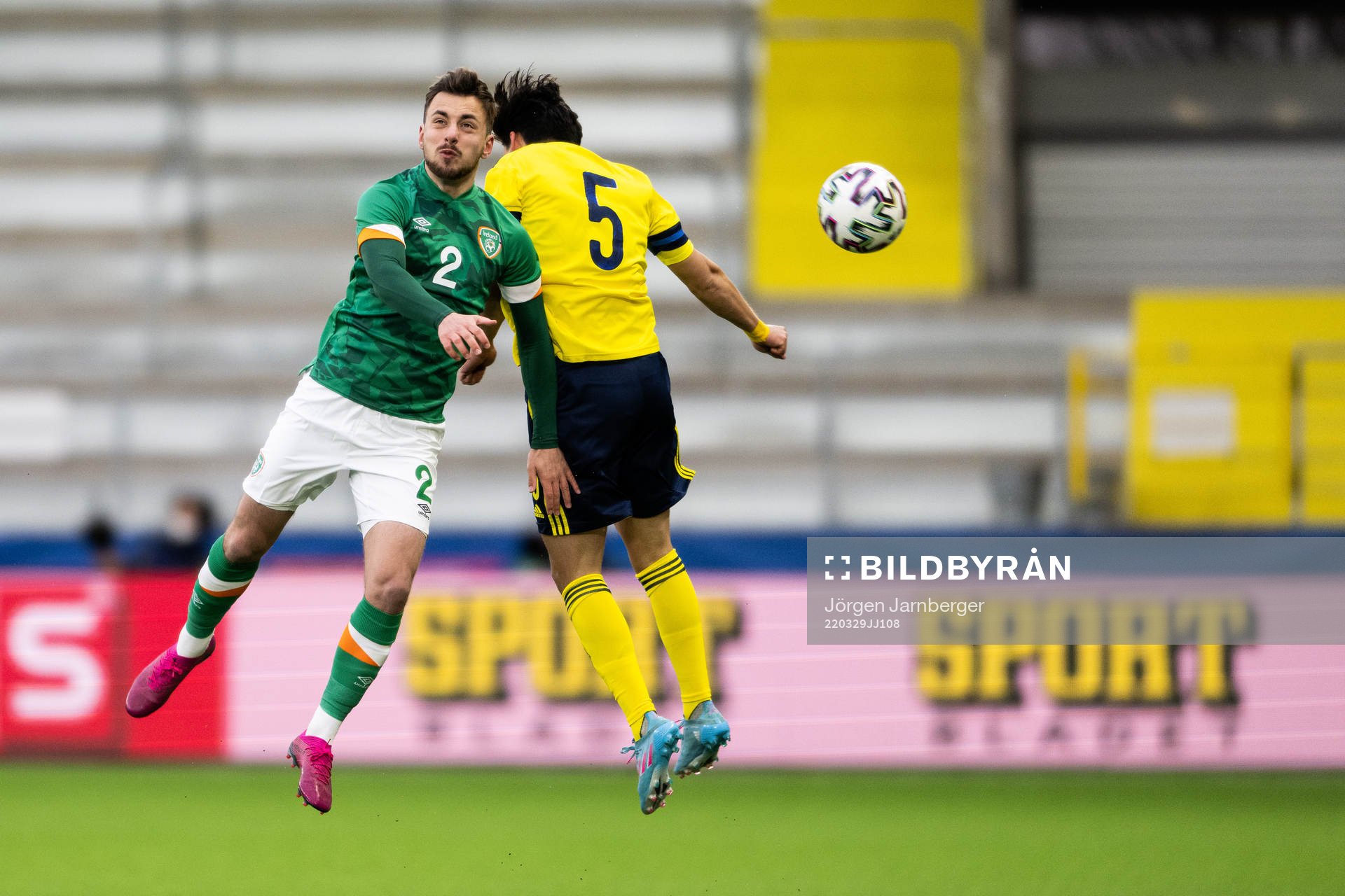 Lee O'Connor of Ireland and Eric Kahl of Sweden