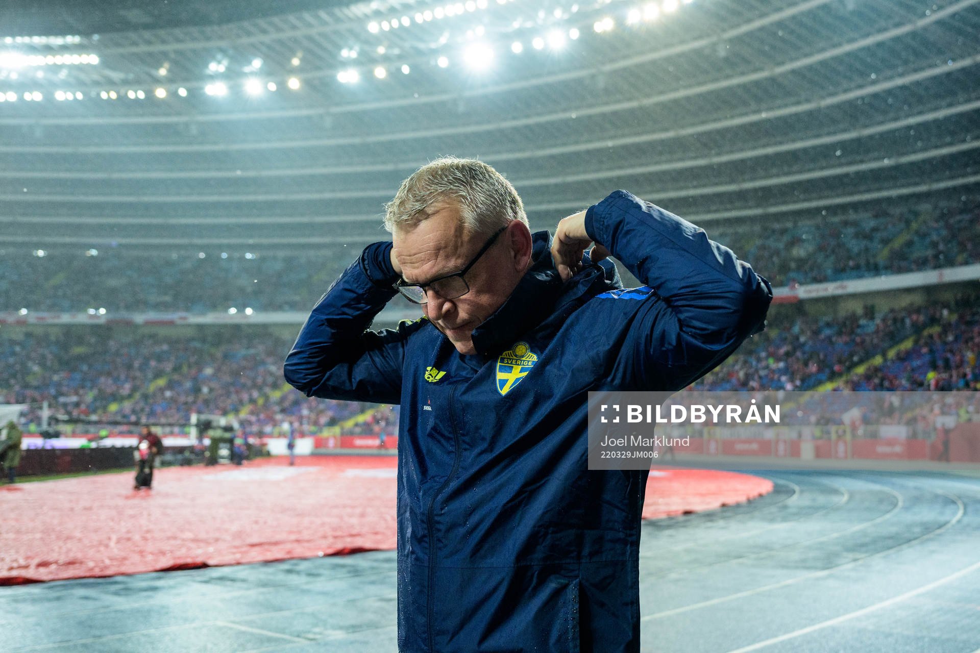 head coach Janne Andersson of Sweden
