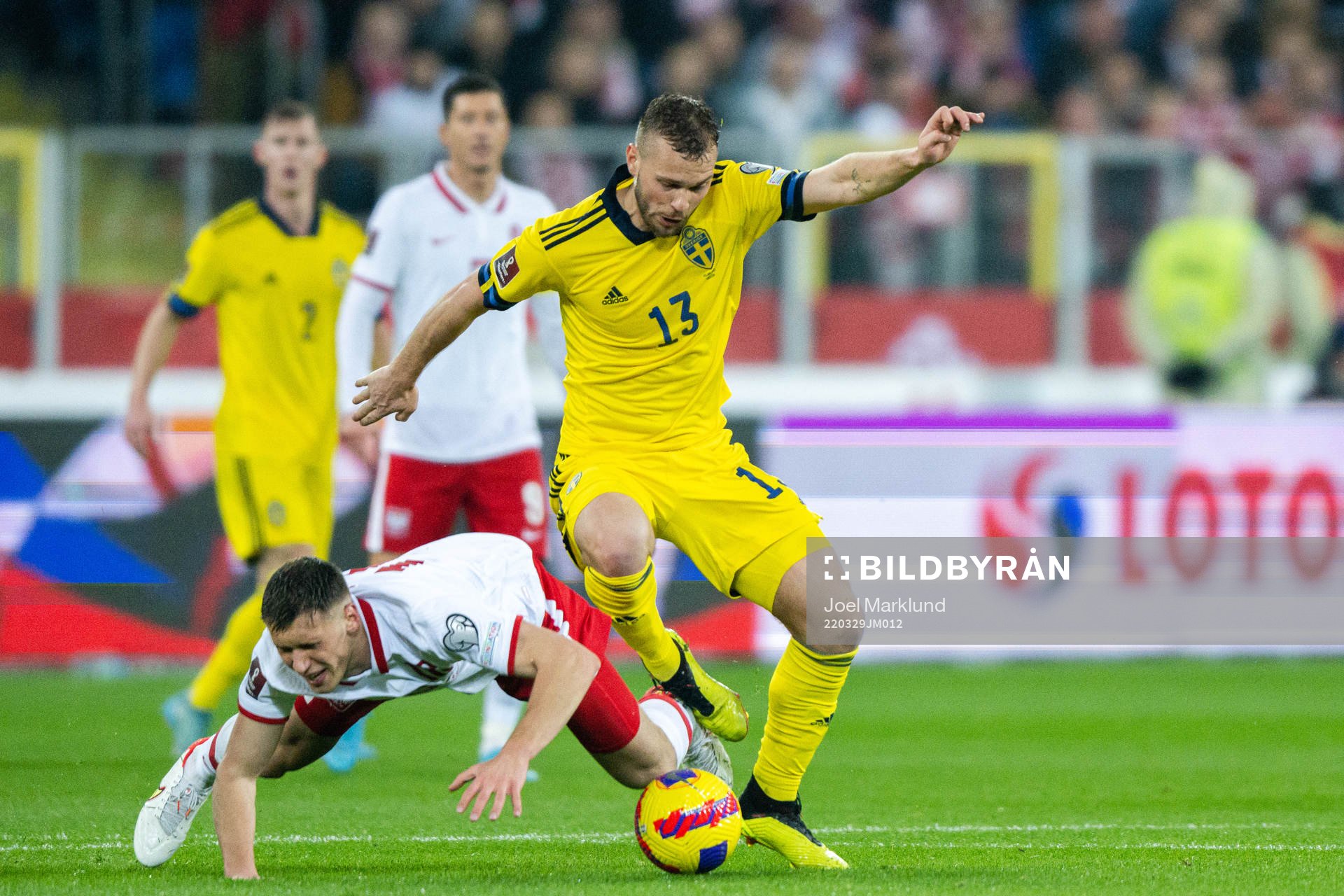 Krystian Bielik of Poland and Jesper Karlström of Sweden