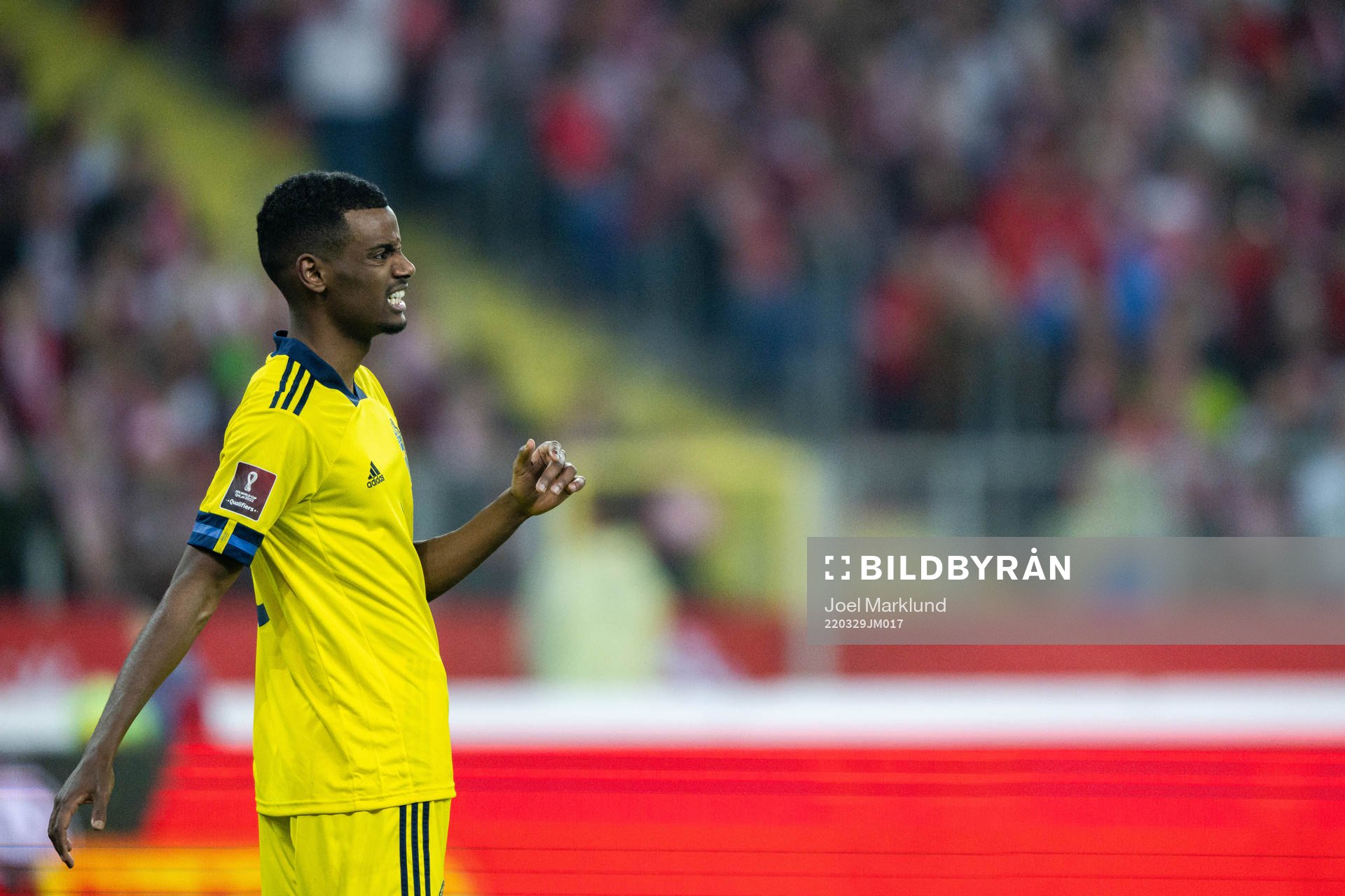 Alexander Isak of Sweden