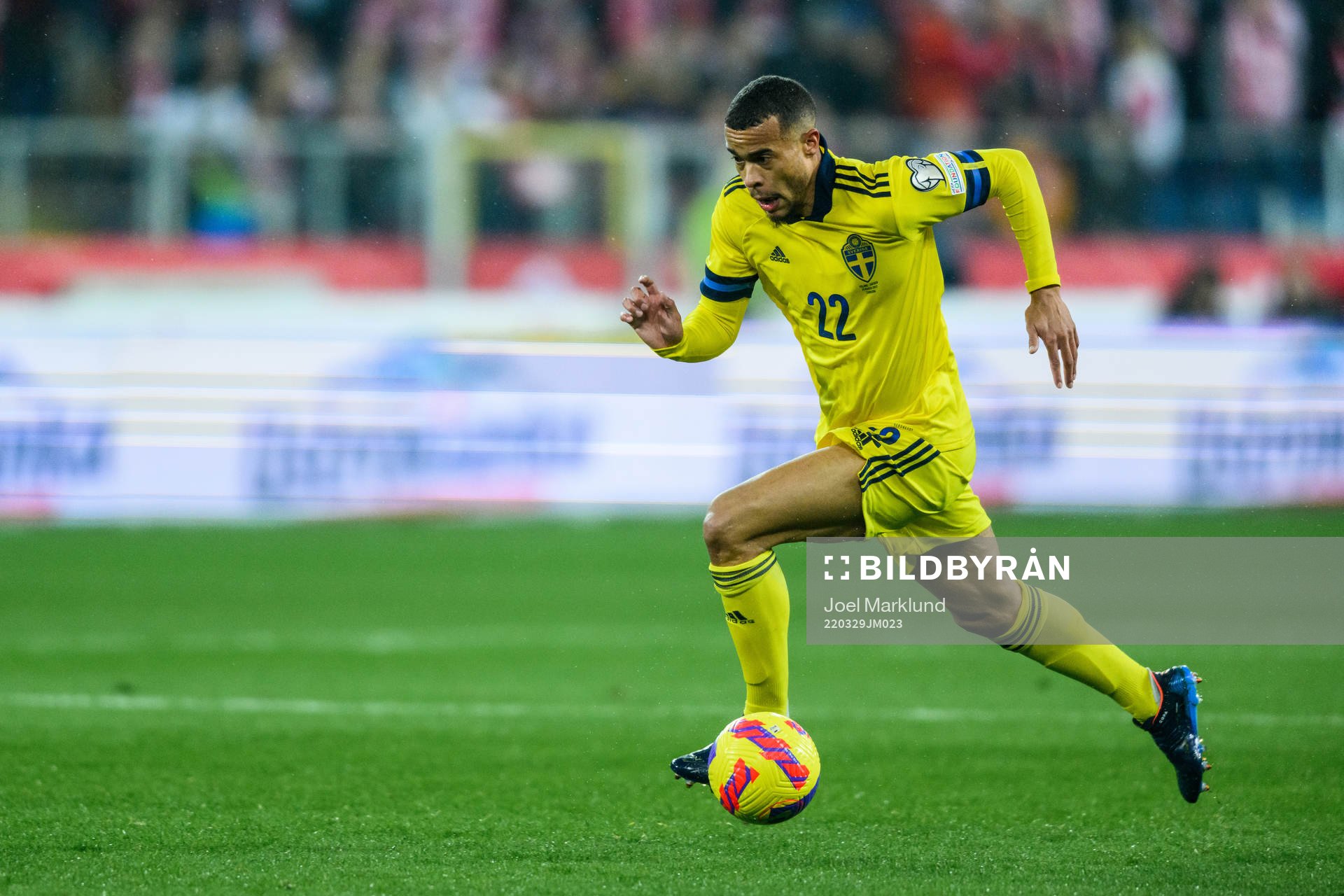 Robin Quaison of Sweden