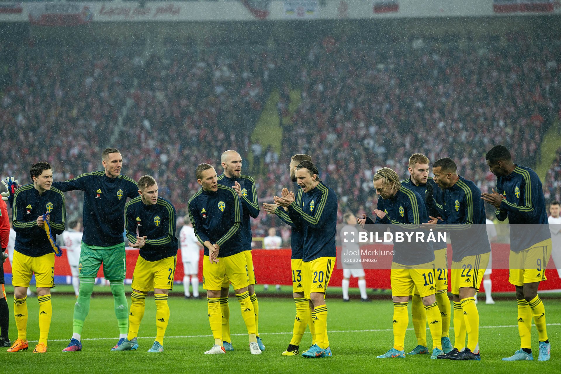 Victor Nilsson Lindelöf, goalkeeper Robin Olsen, Emil