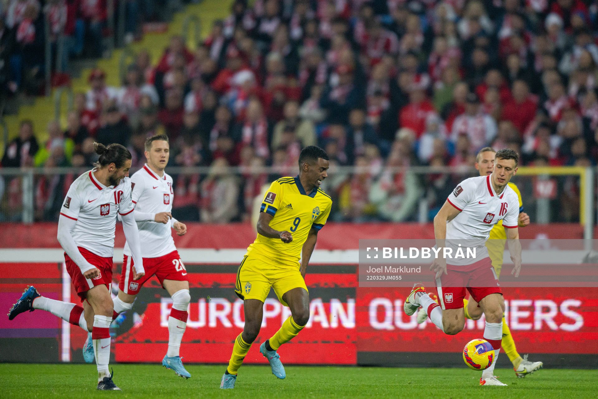 Alexander Isak of Sweden