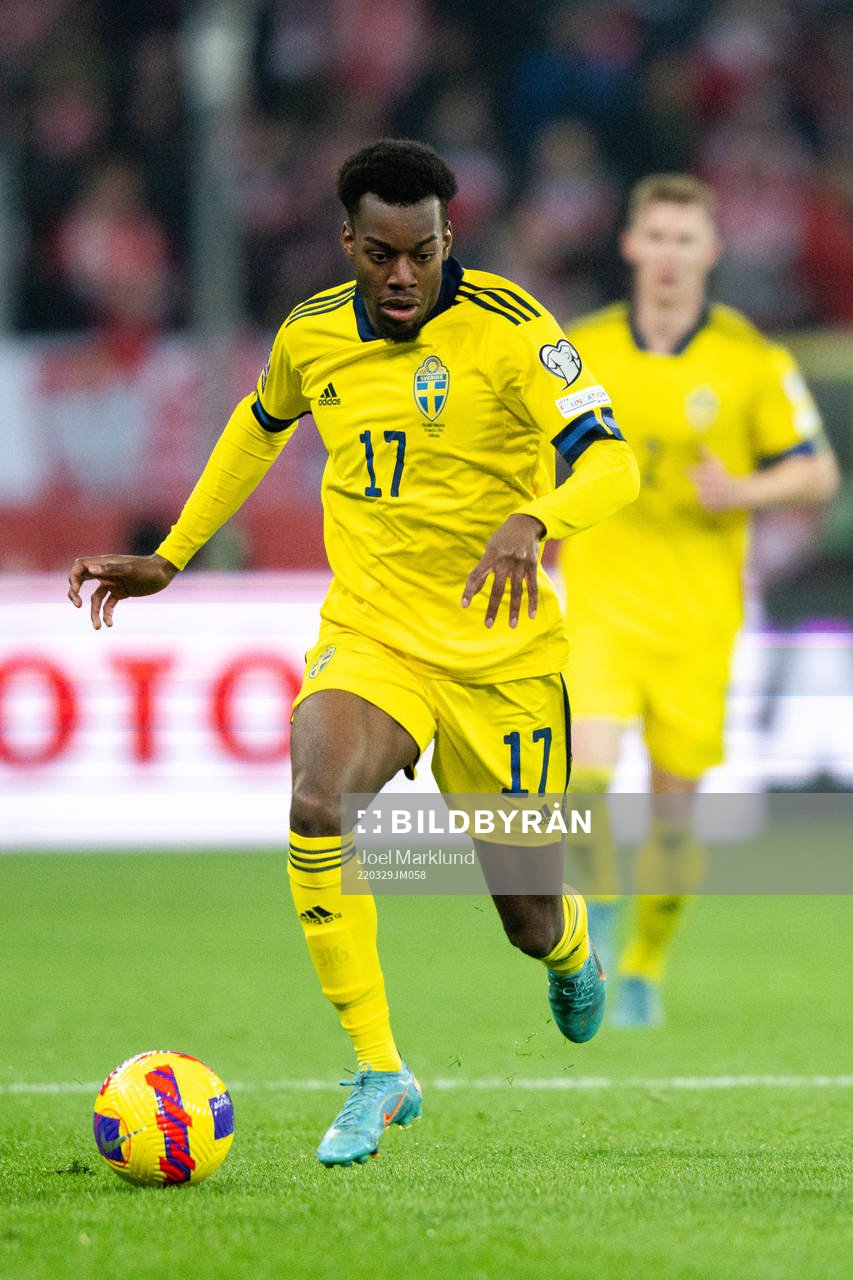 Anthony Elanga of Sweden