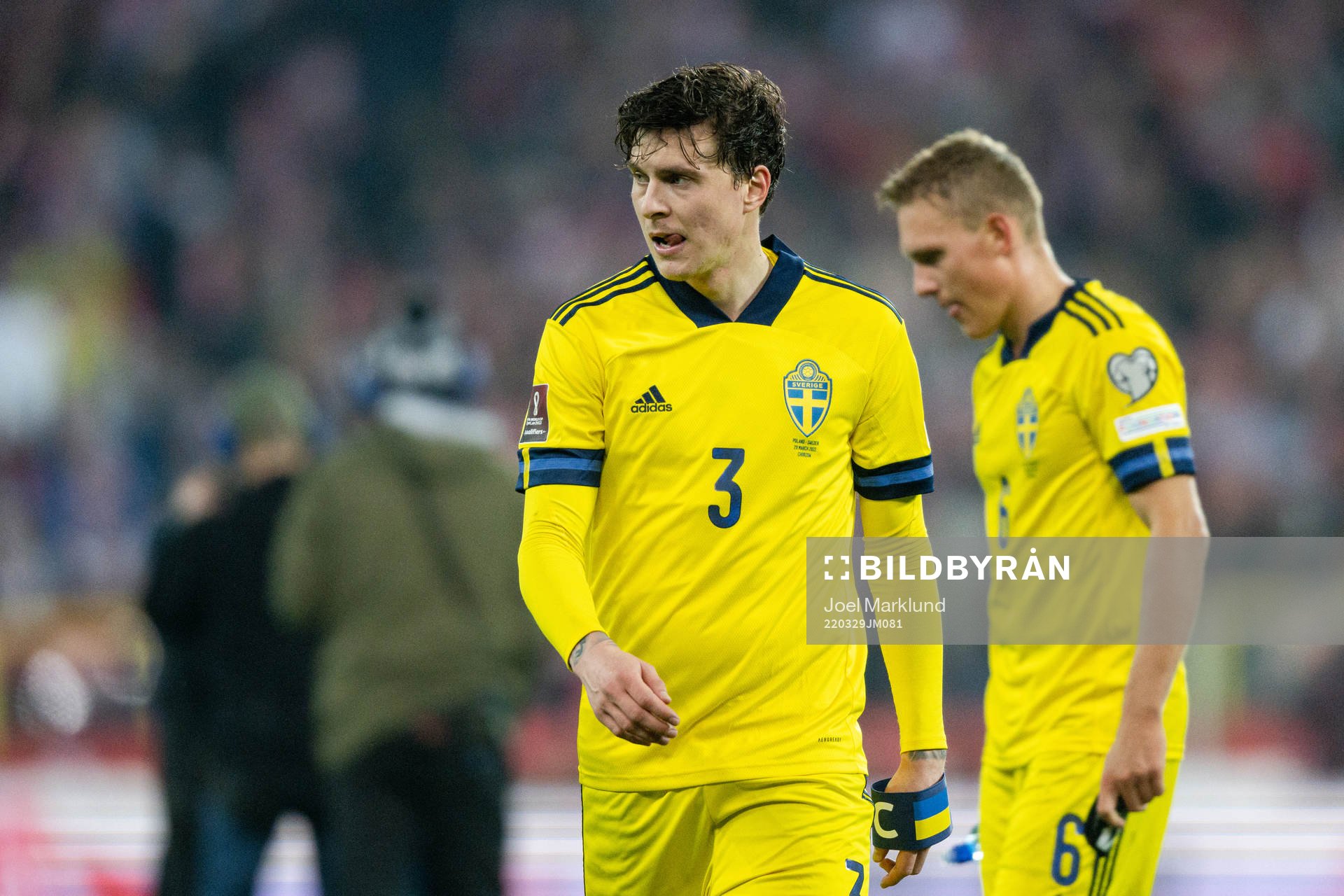 Victor Nilsson Lindelöf and Ludwig Augustinsson of Sweden