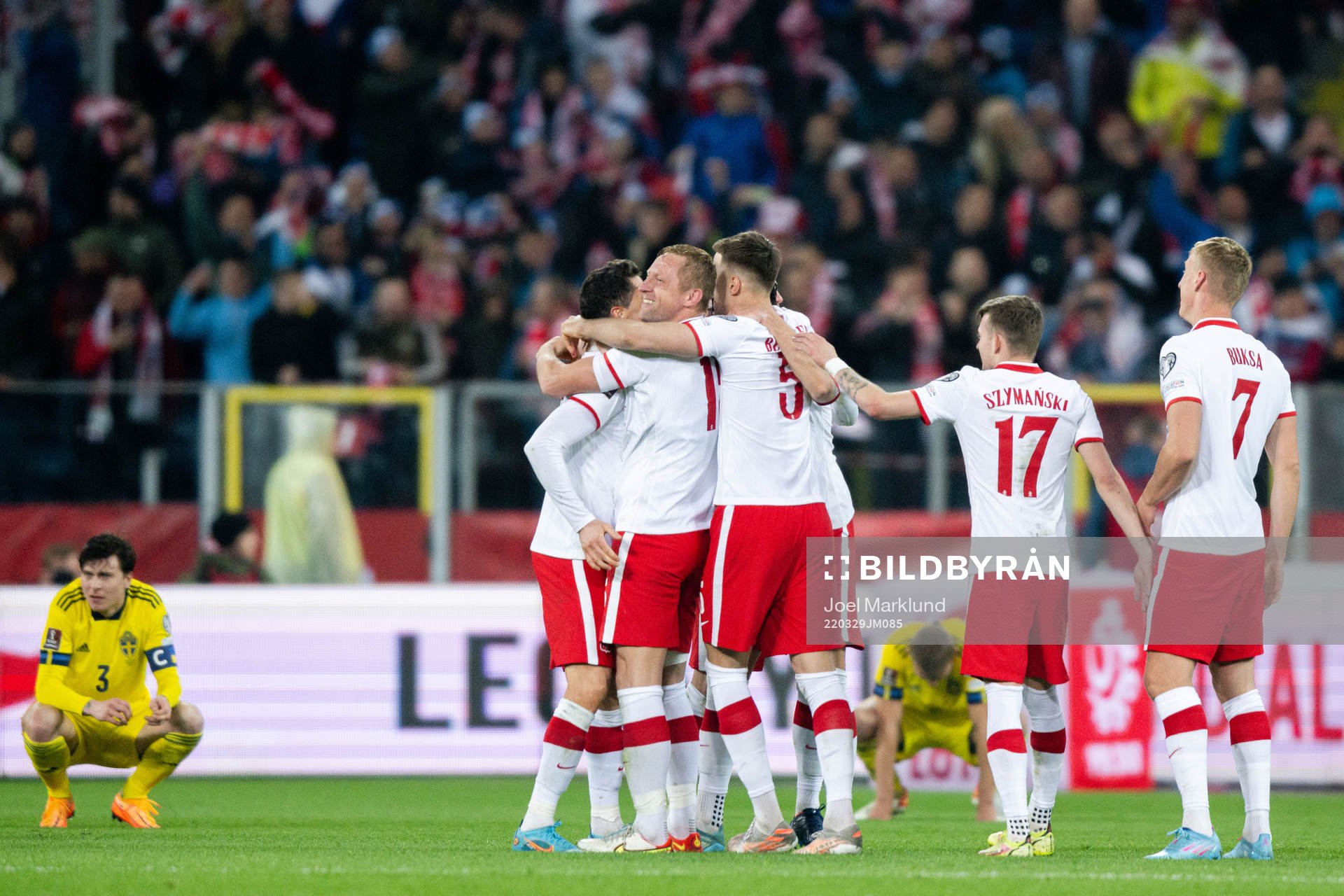 Players of Poland celebrate