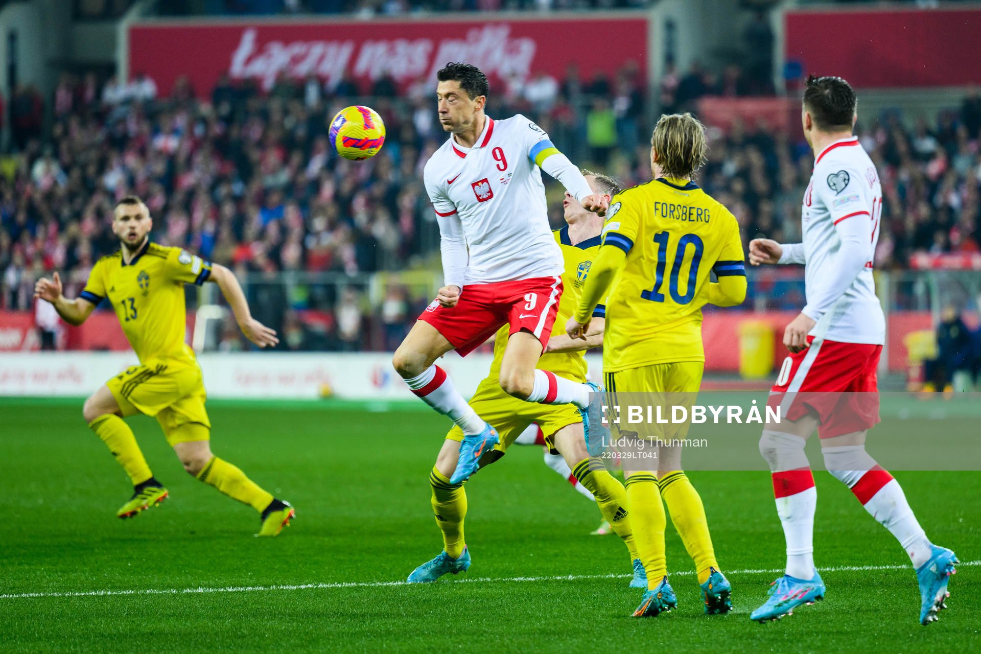 Robert Lewandowski of Poland