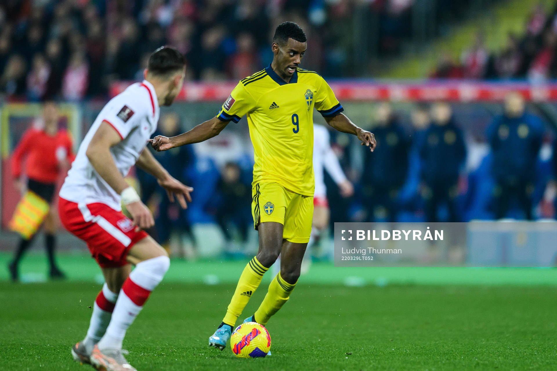 Alexander Isak of Sweden