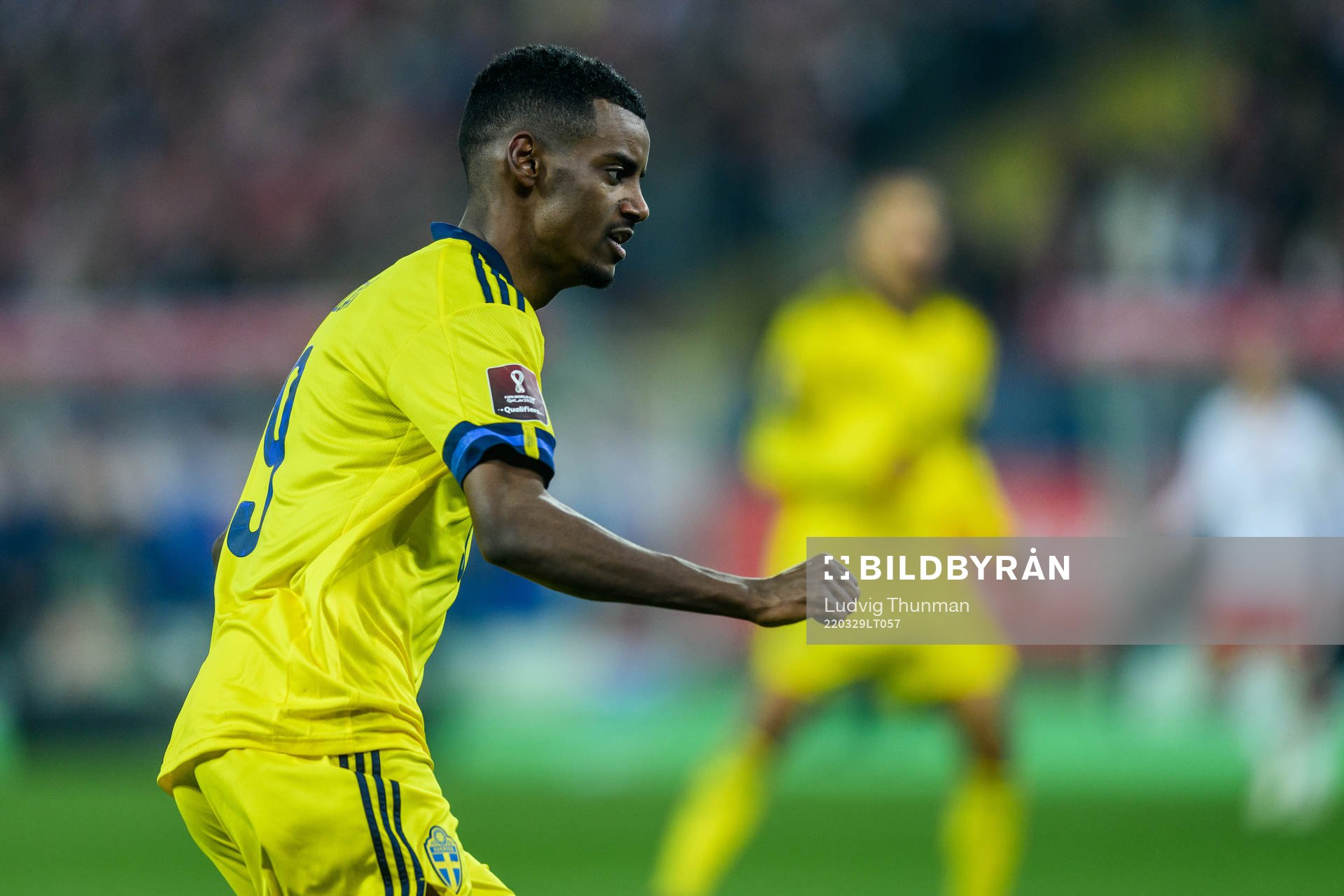 Alexander Isak of Sweden