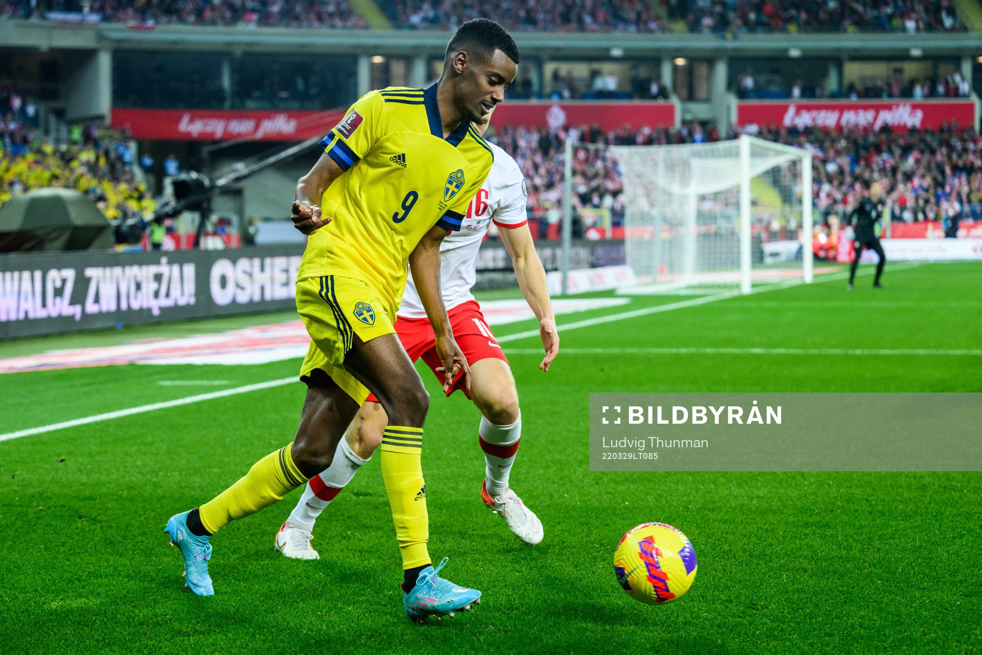 Alexander Isak of Sweden