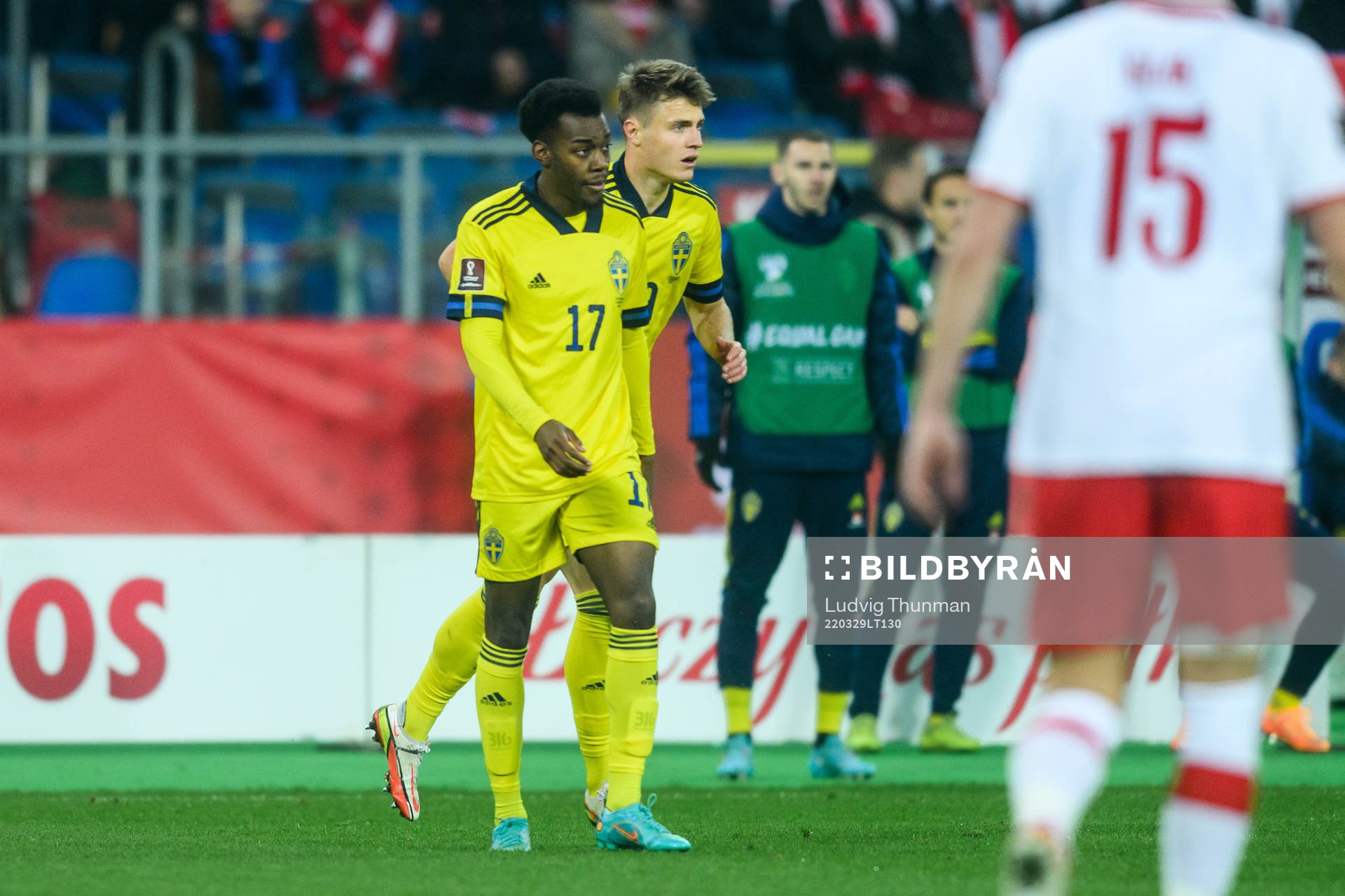 Anthony Elanga of Sweden