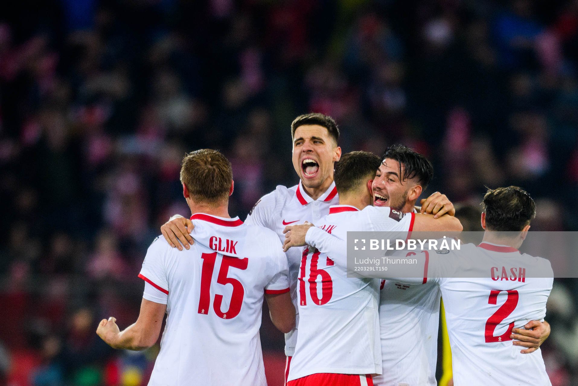 Players of Poland celebrate