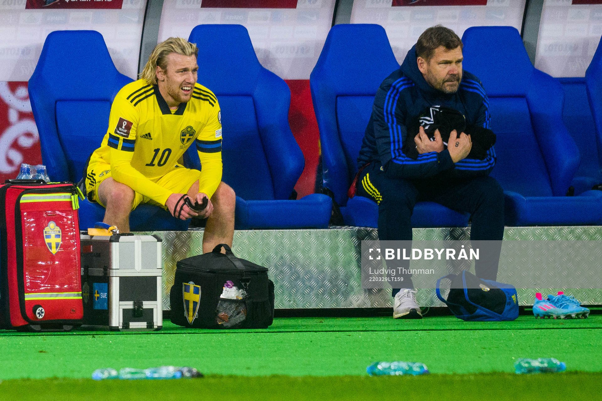 Emil Forsberg of Sweden looks dejected
