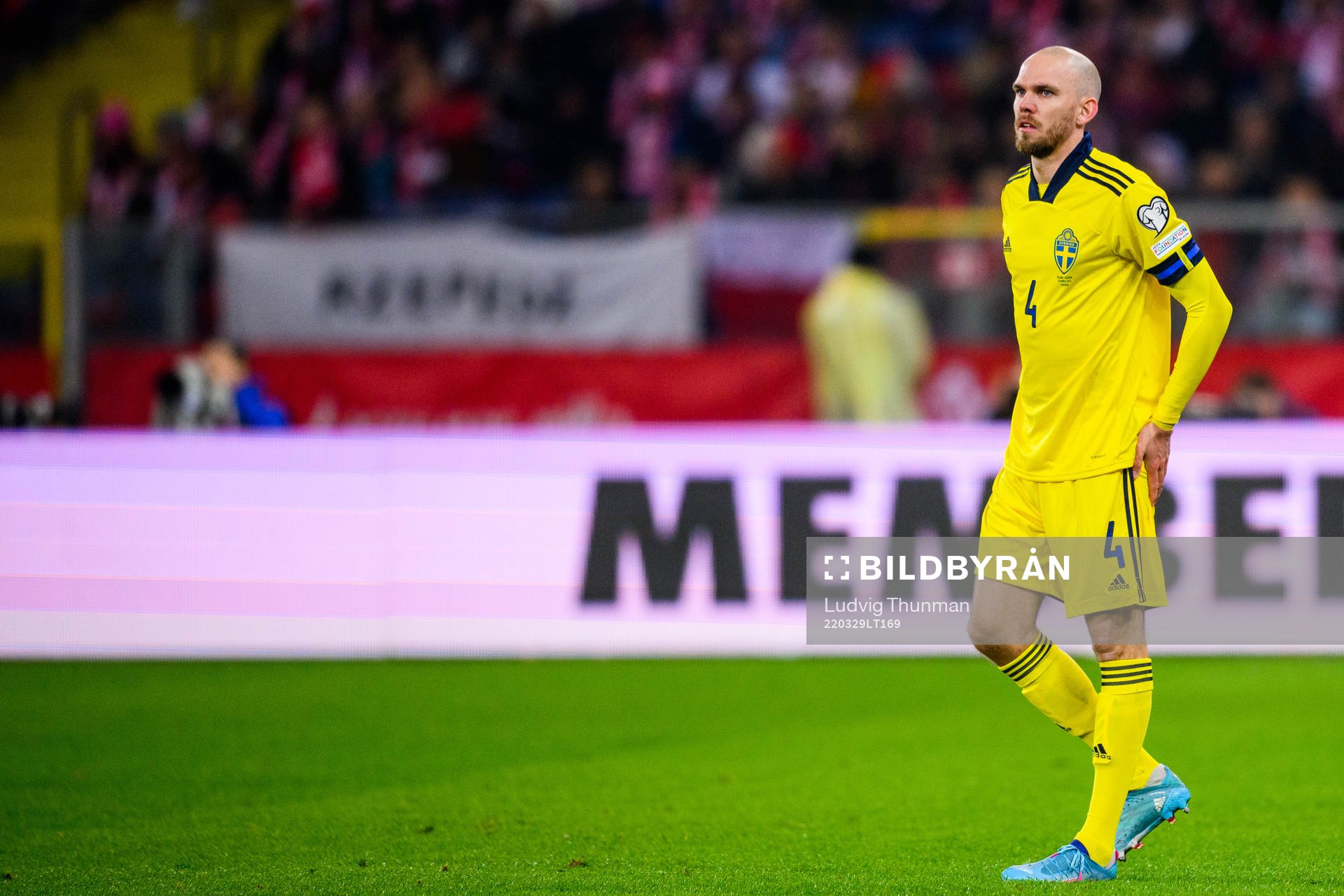 Marcus Danielson of Sweden looks dejected