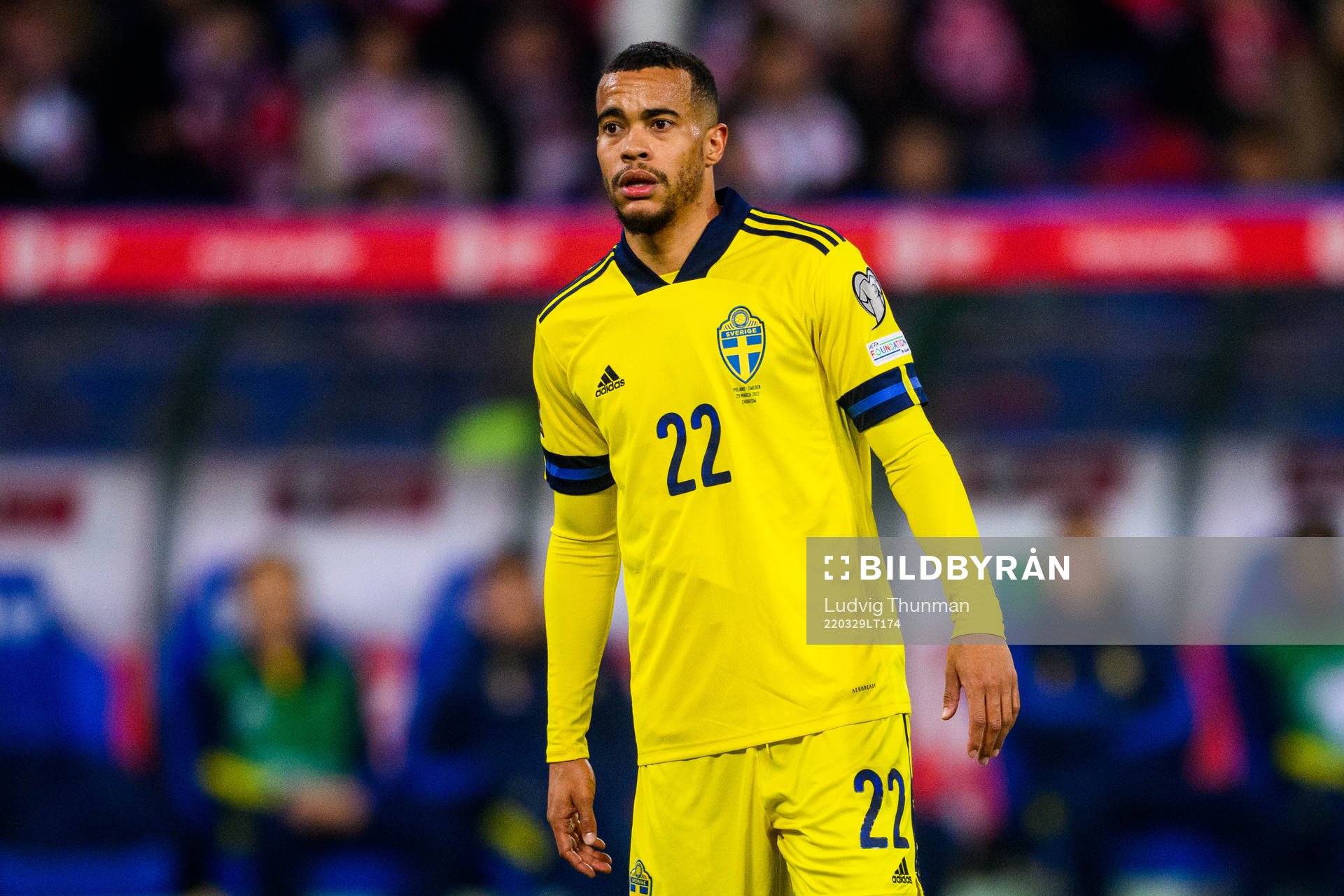Robin Quaison of Sweden