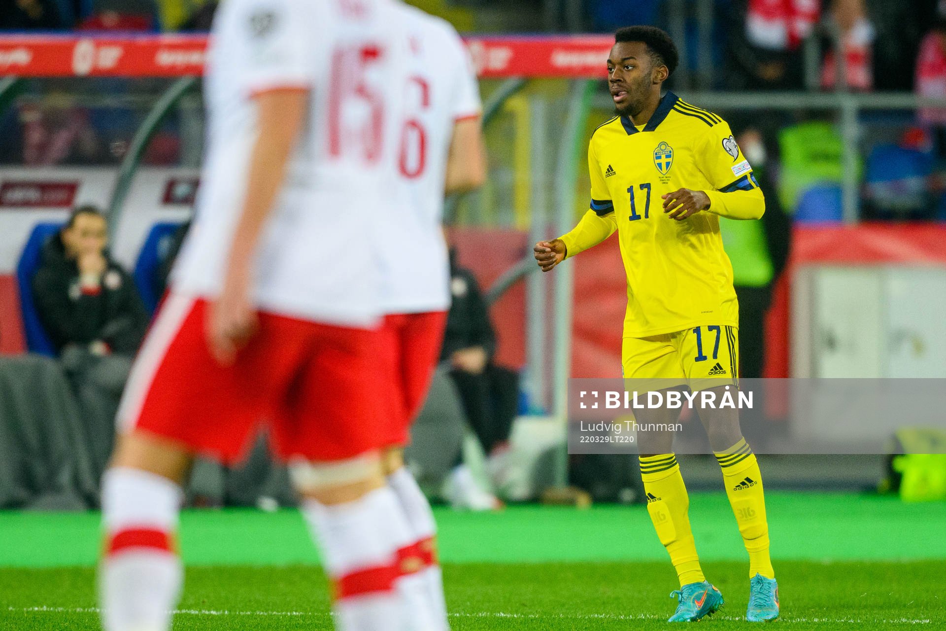 Anthony Elanga of Sweden