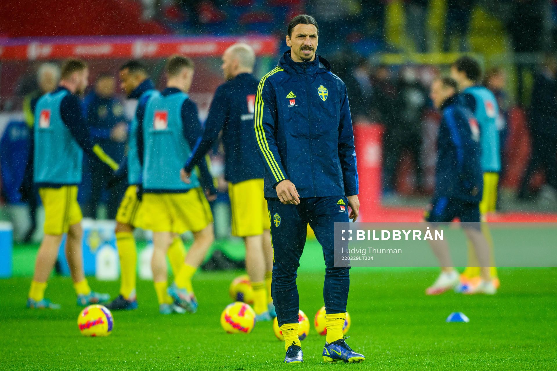 Zlatan Ibrahimovic  of Sweden ahead the FIFA World Cup