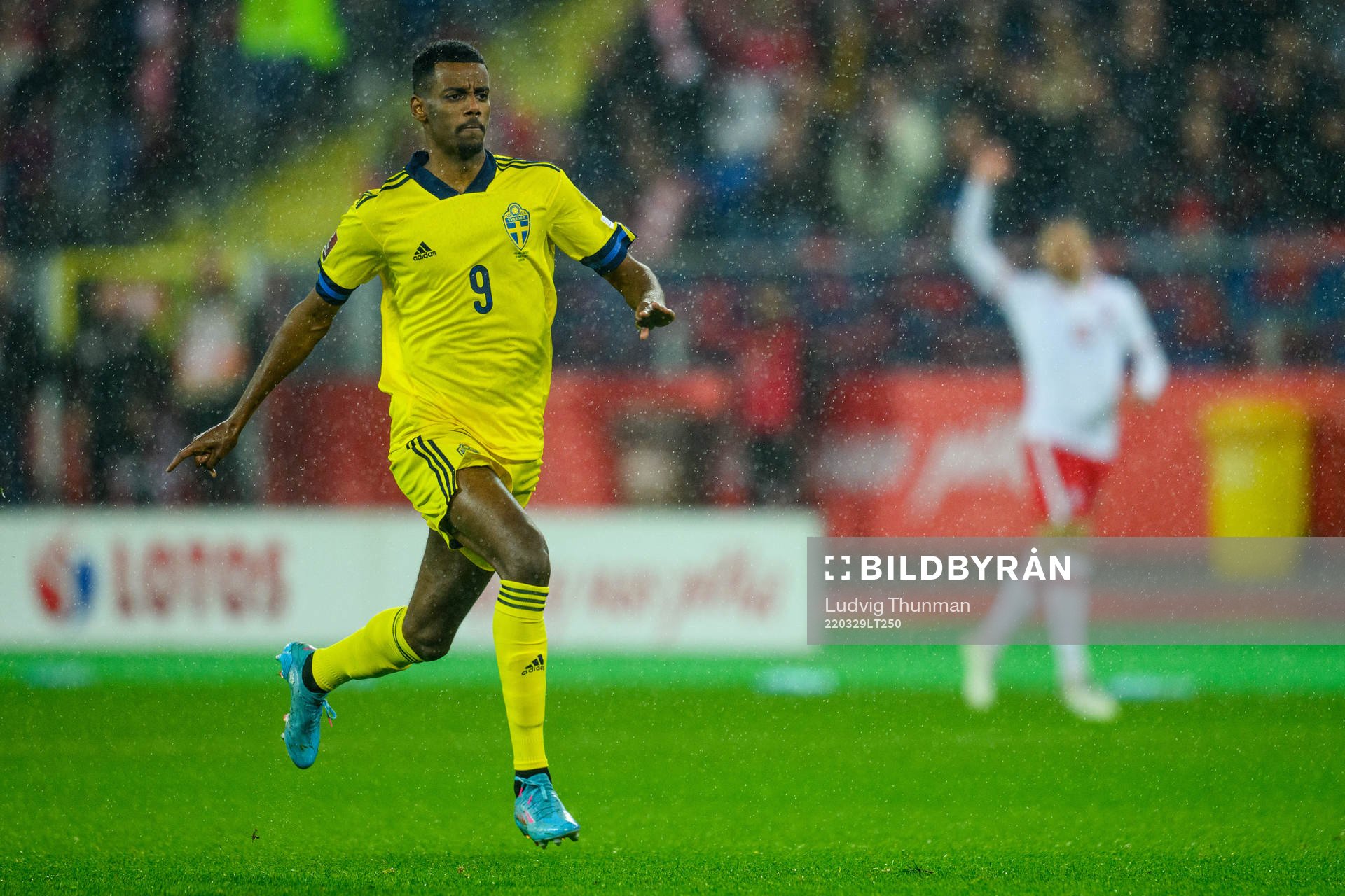 Alexander Isak of Sweden