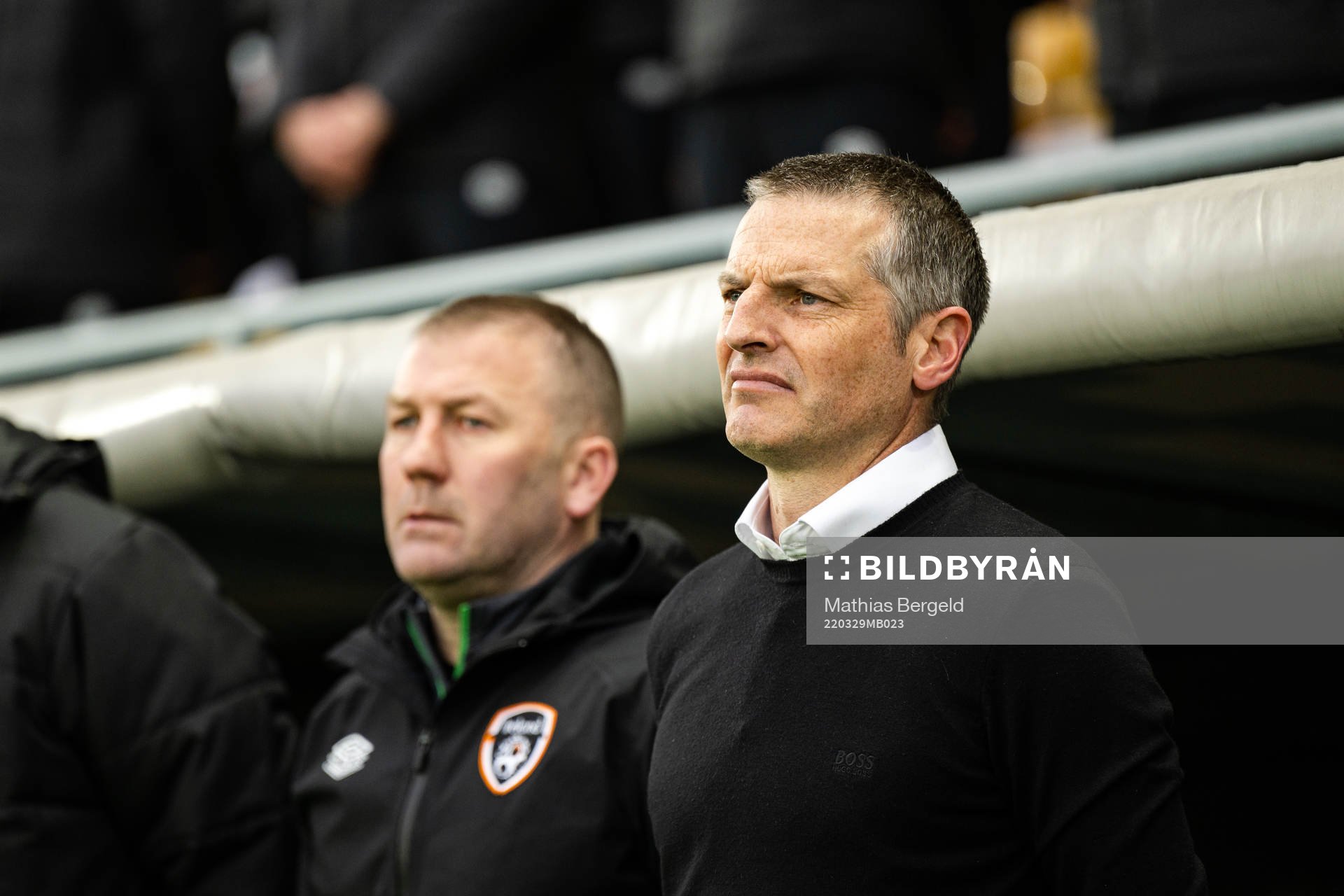 Head coach James Crawford of Ireland