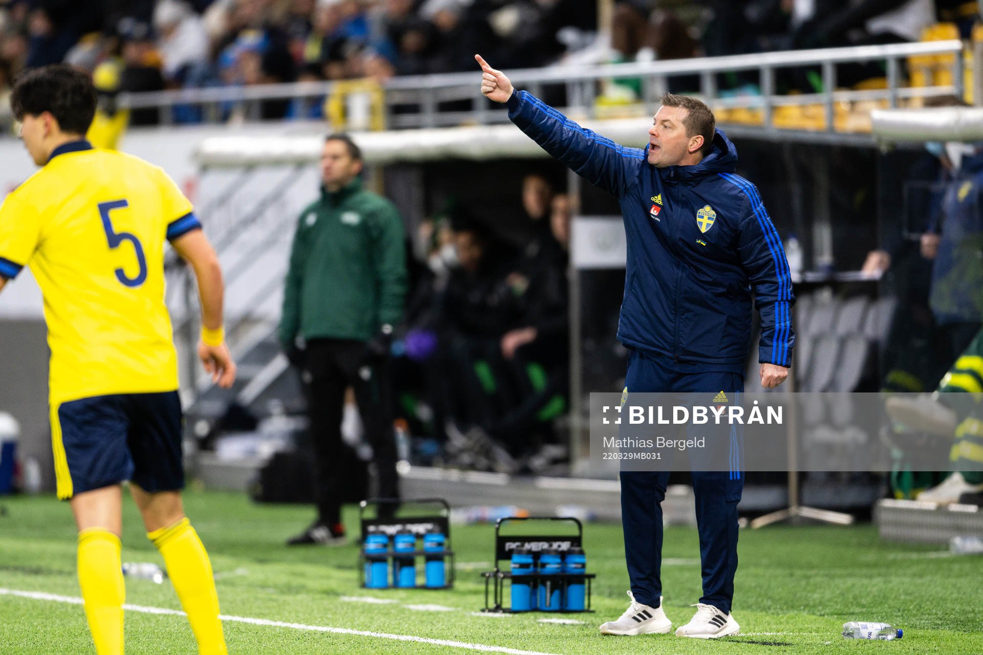 Head coach Jens Gustafsson of Sweden