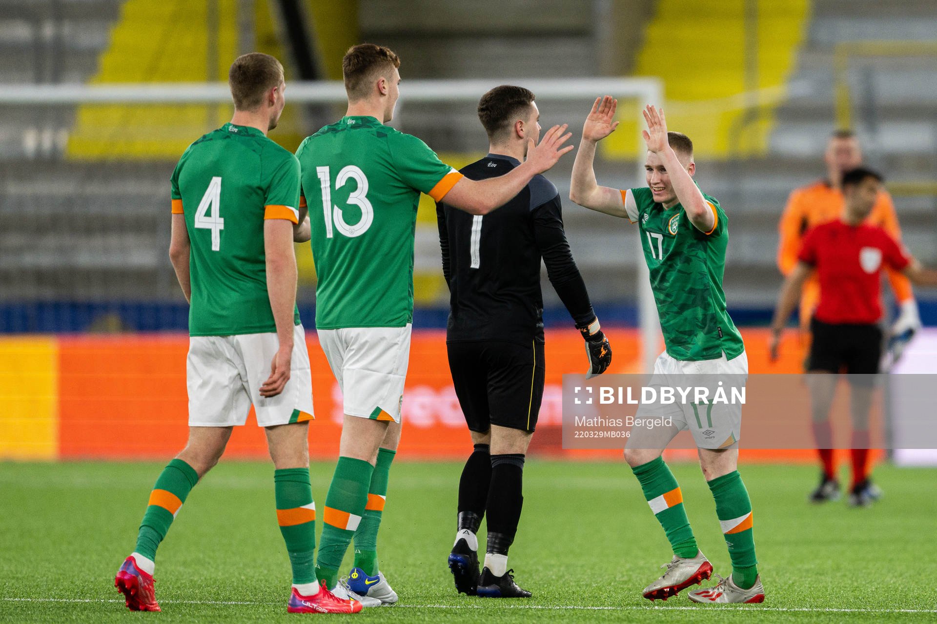 Ross Tierney of Ireland celebrates