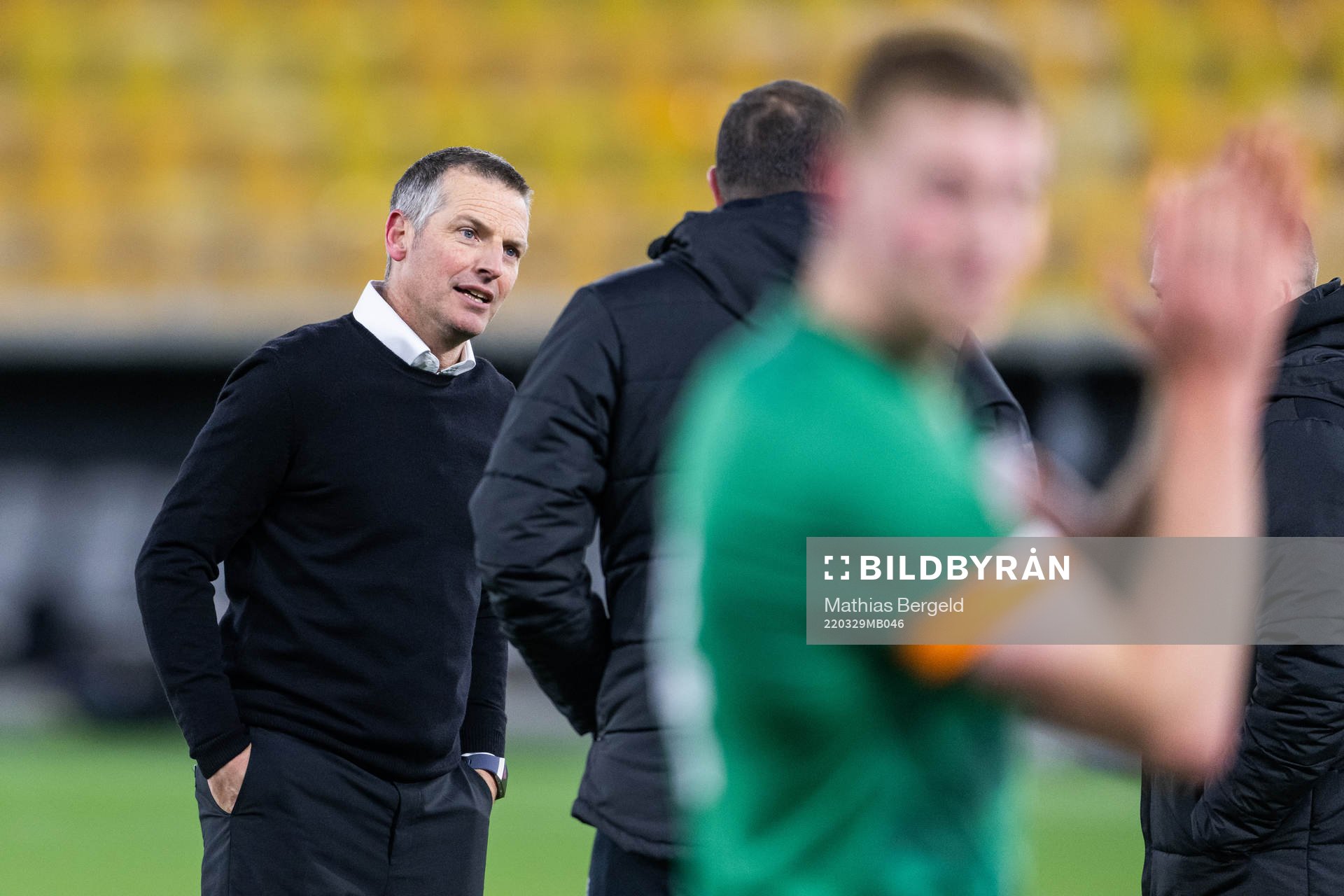 Head coach James Crawford of Ireland