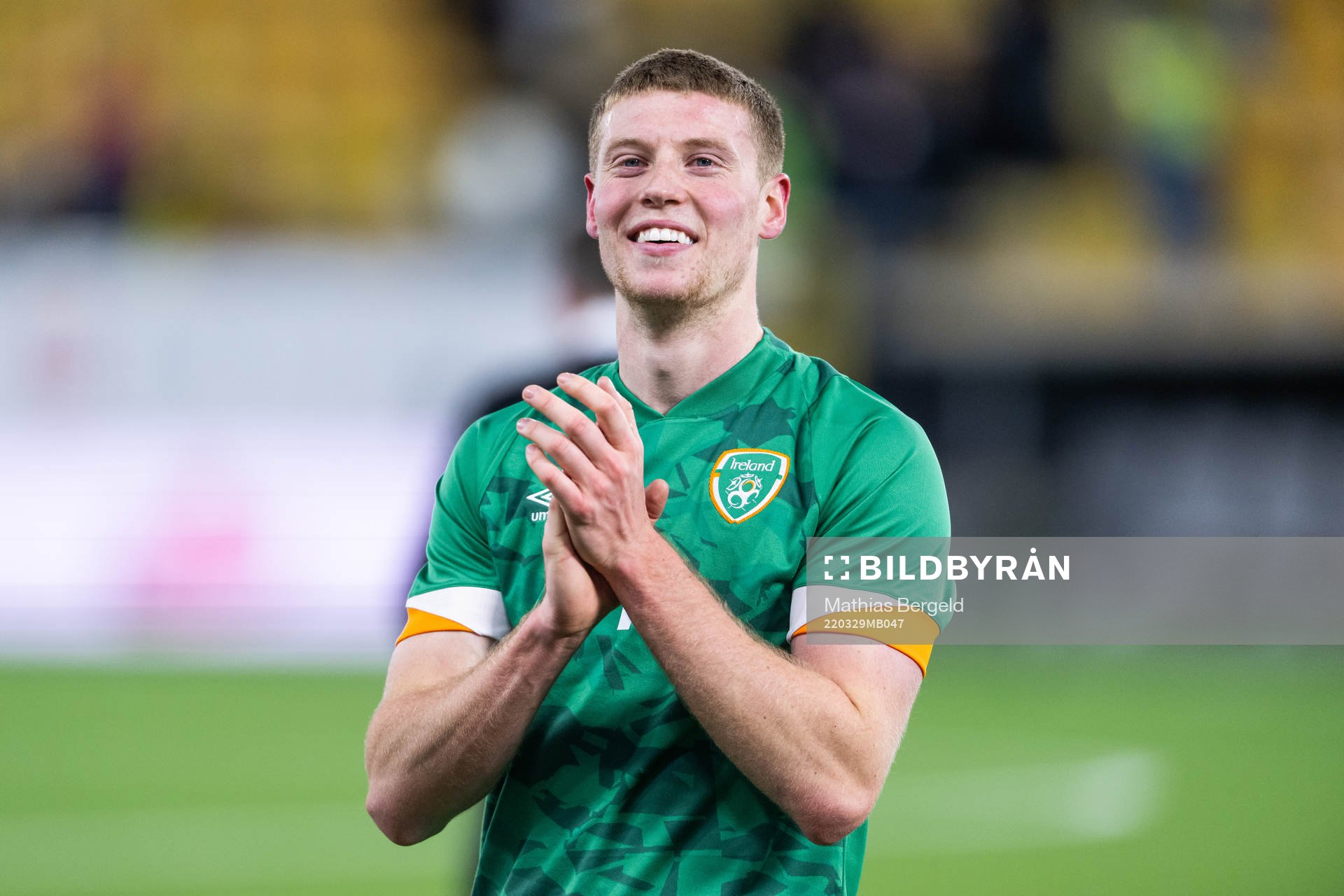 Mark McGuinness of Ireland celebrates