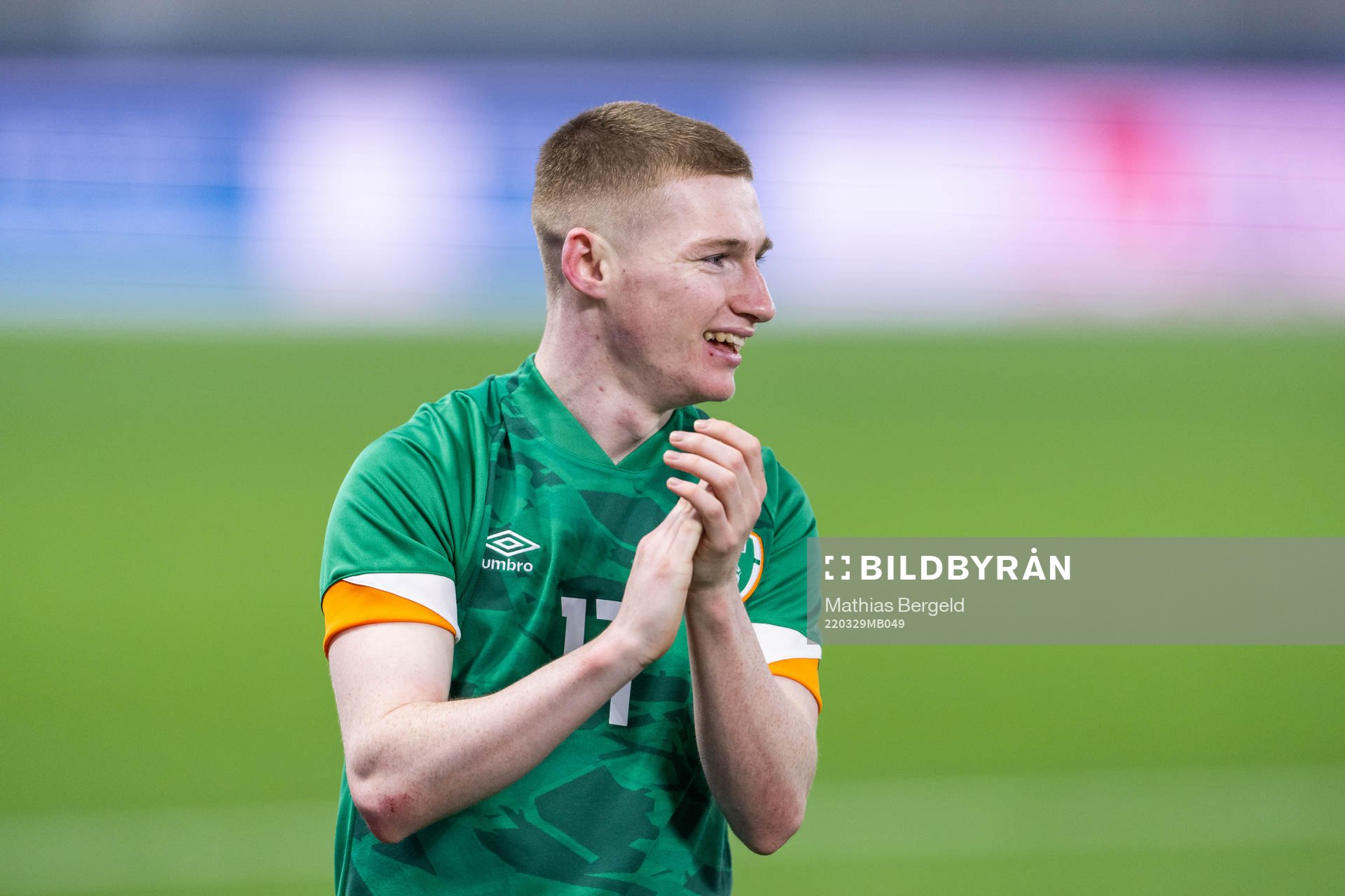 Ross Tierney of Ireland celebrates