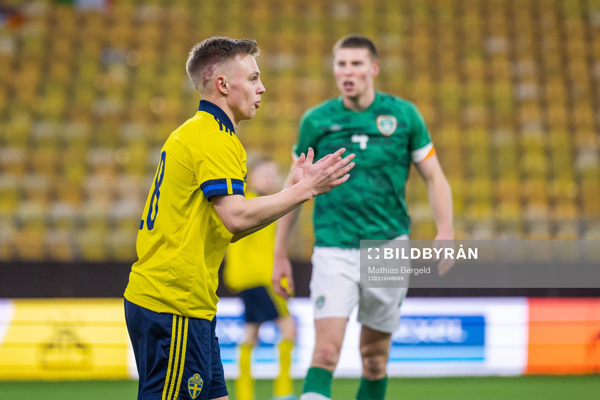 Isak Jansson of Sweden reacts