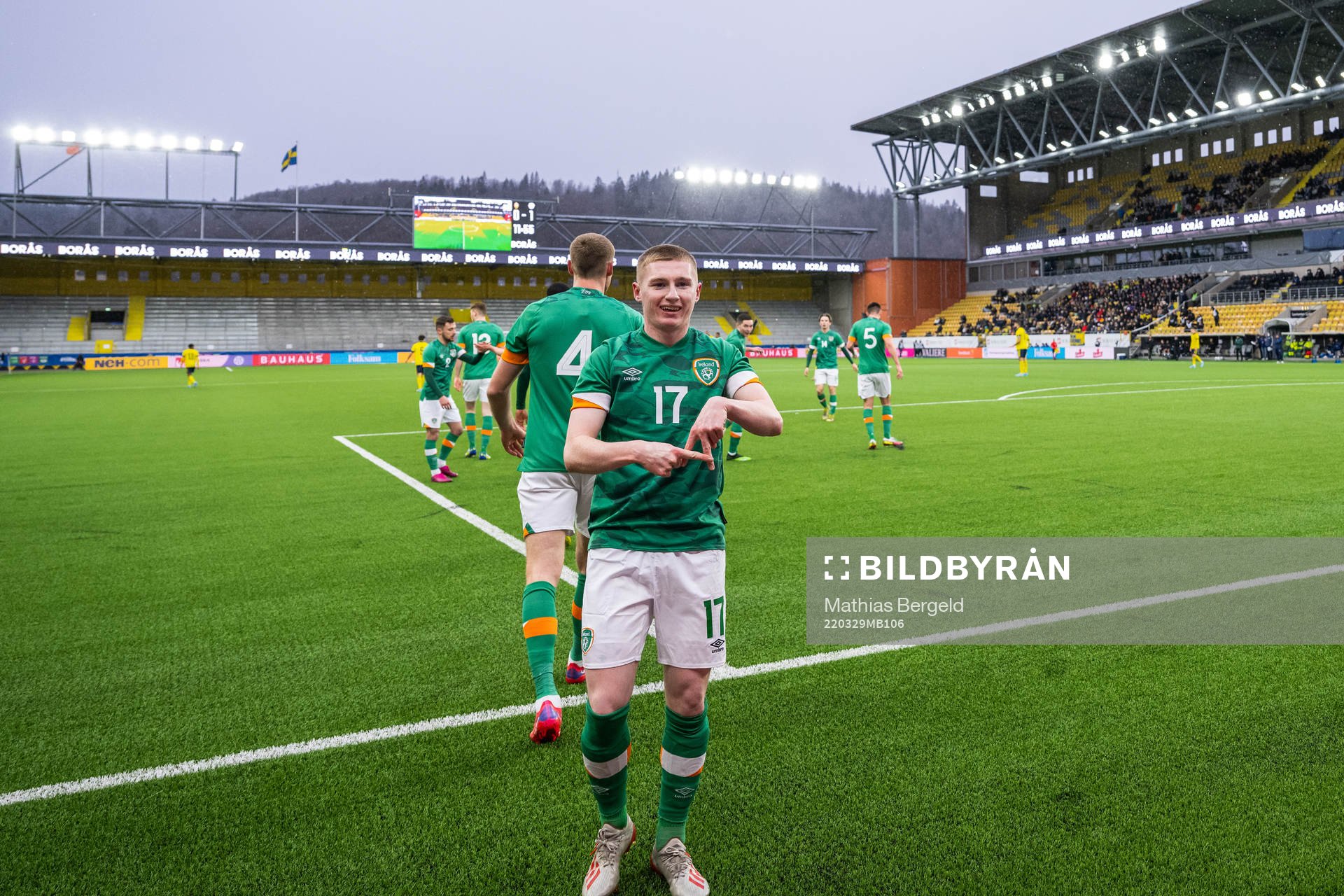 Ross Tierney of Ireland celebrates