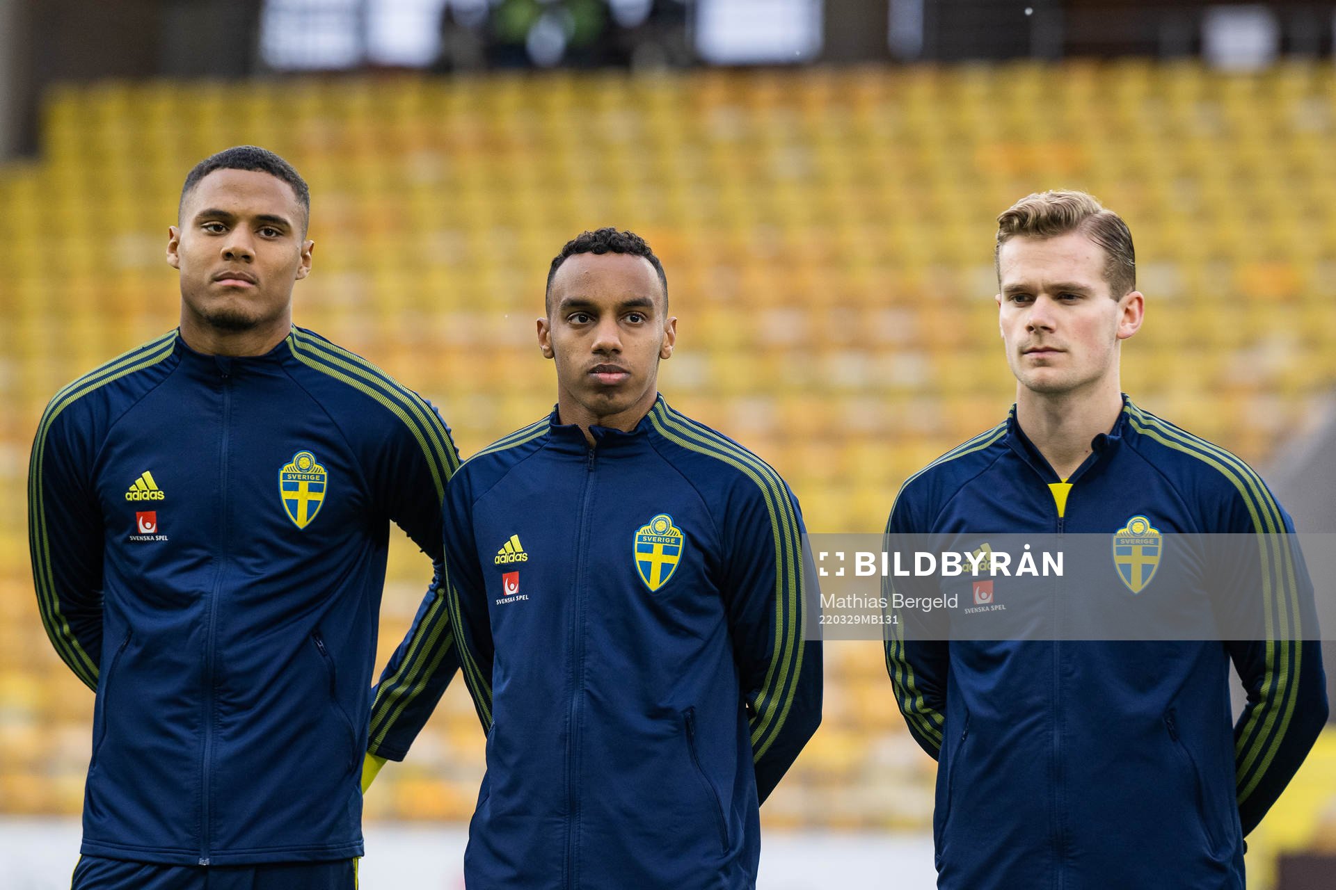Amin Sarr, Bilal Hussein, Hampus Finndell and Paulos