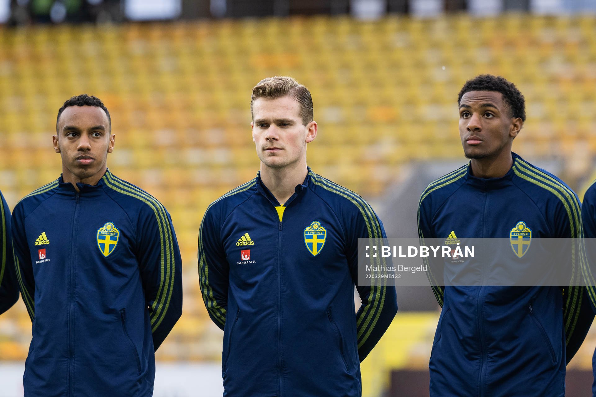 Bilal Hussein, Hampus Finndell, Paulos Abraham and Eric