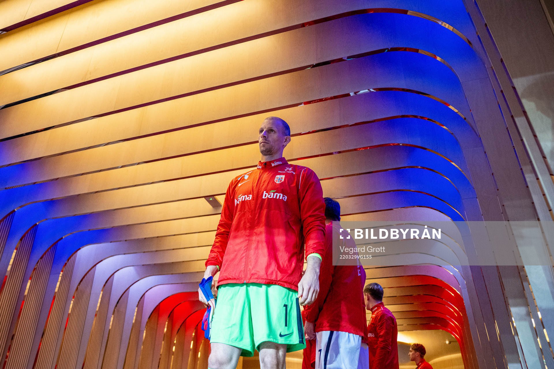 Goalkeeper André Hansen of Norway